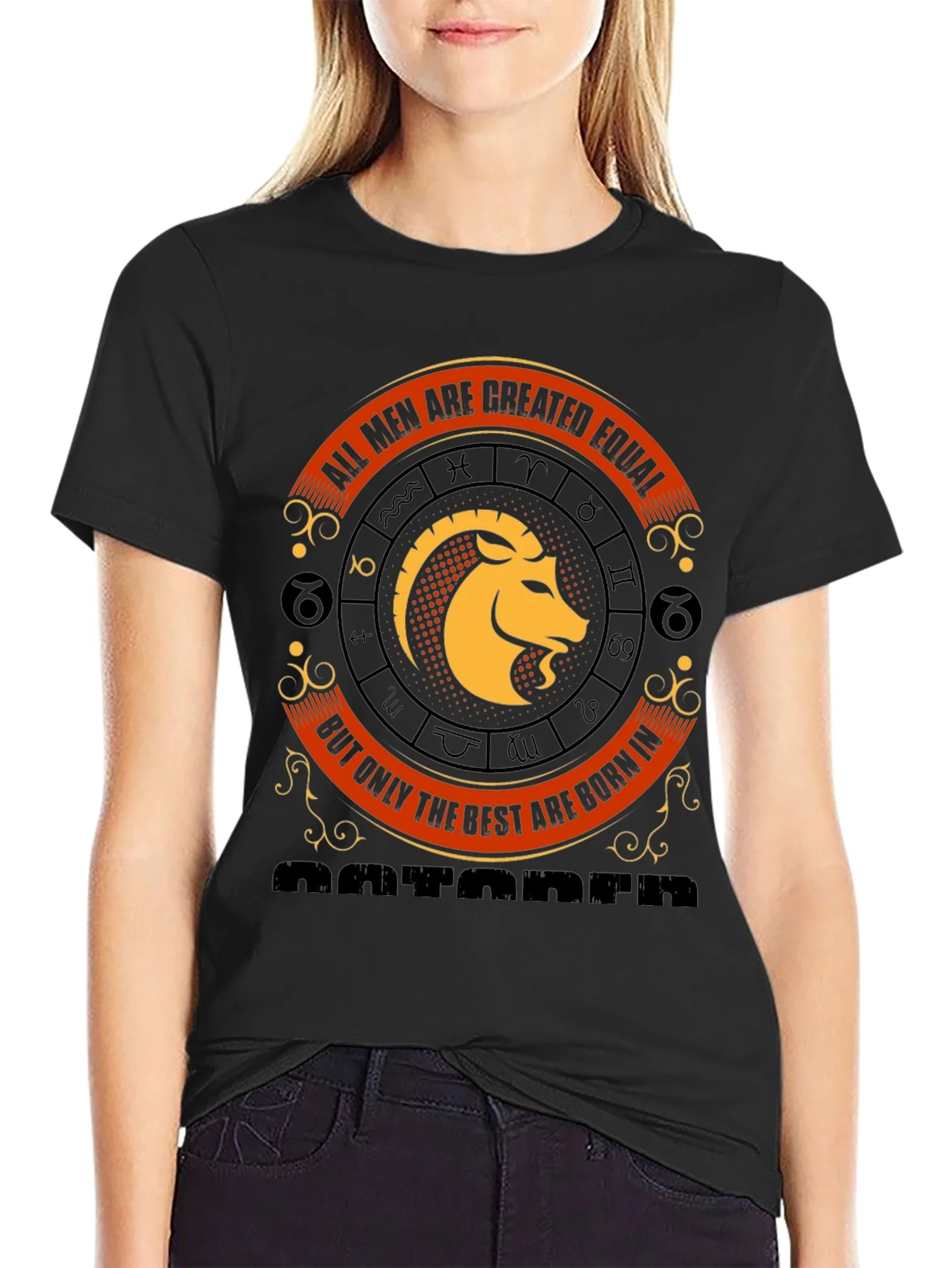 Zodiac Capricorn T-Shirt - All Men Are Created Equal