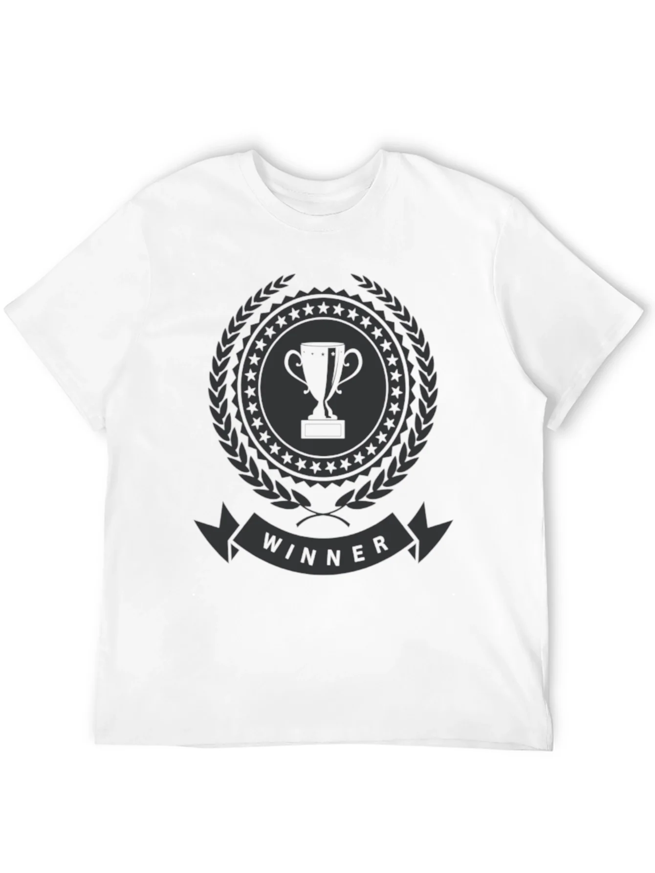 Winner Trophy Graphic T-Shirt - Stylish Champion Tee