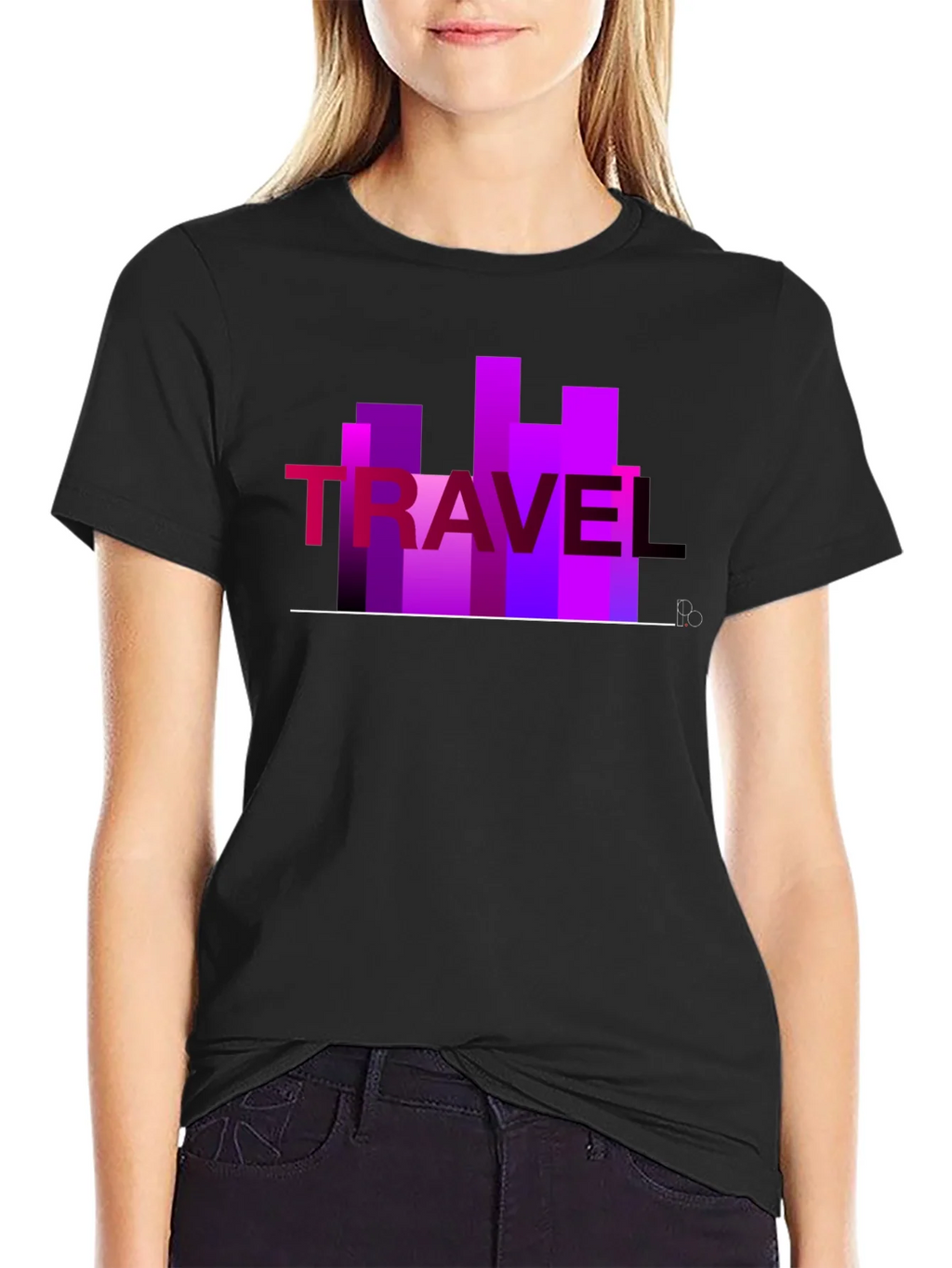 Travel Graphic T-Shirt - Cityscape Design