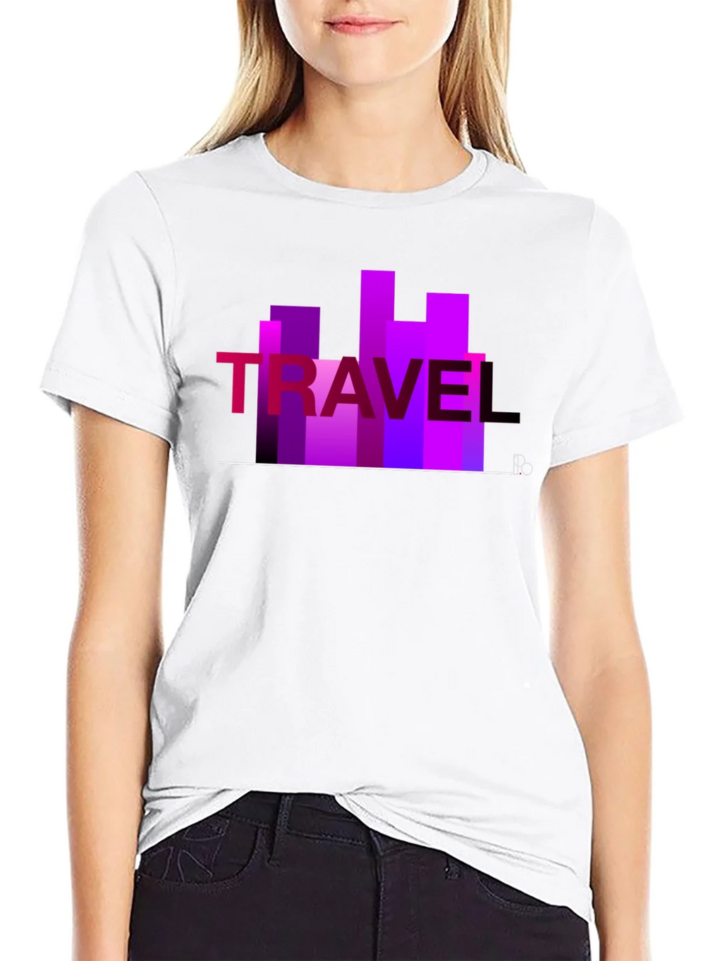 Travel Graphic T-Shirt - Cityscape Design