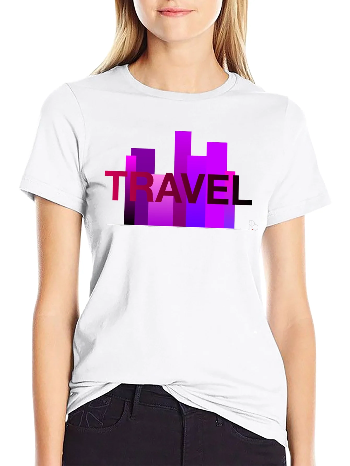 Travel Graphic T-Shirt - Cityscape Design