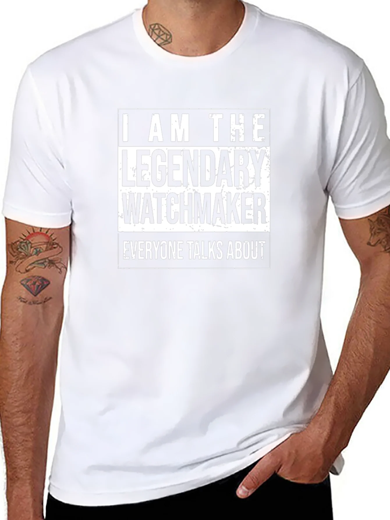 Legendary Watchmaker T-Shirt - Black Cotton Tee