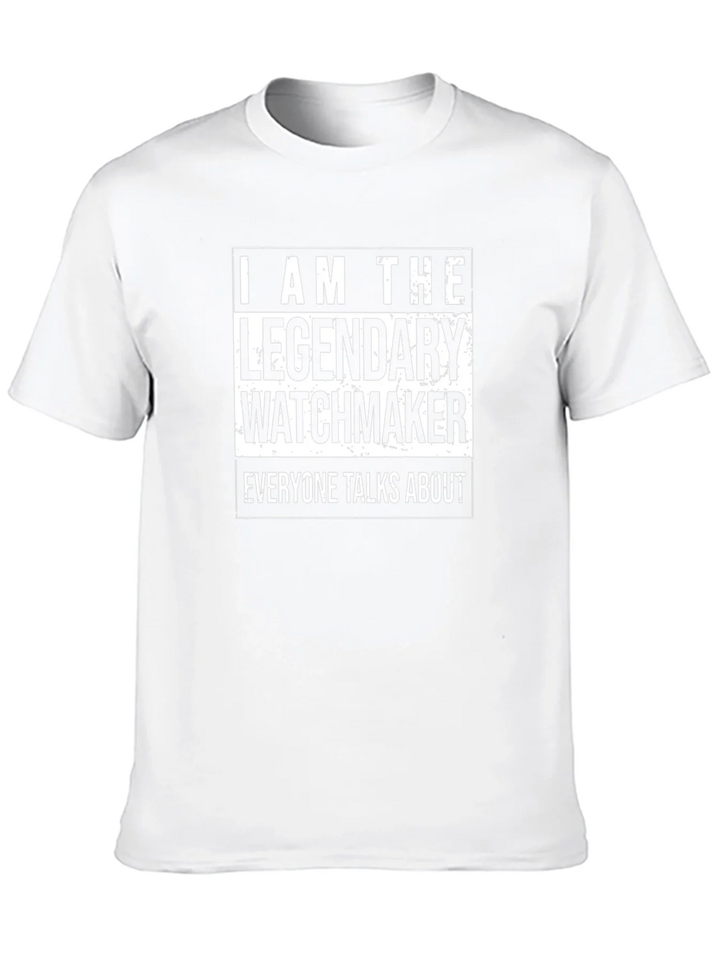 Legendary Watchmaker T-Shirt - Black Cotton Tee