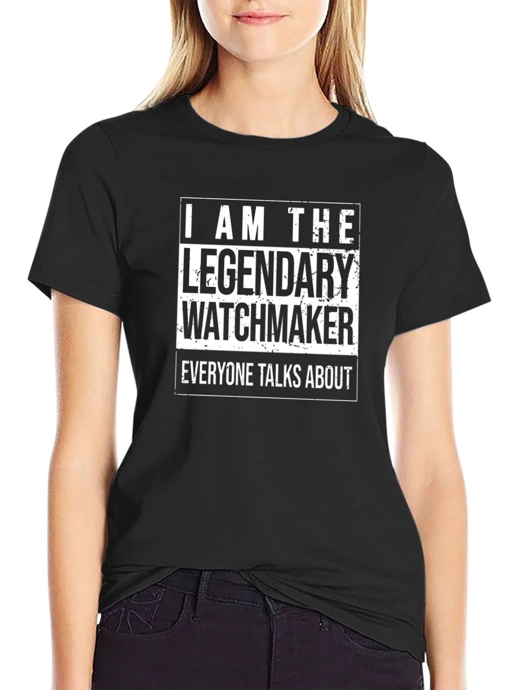 Legendary Watchmaker T-Shirt - Black Cotton Tee