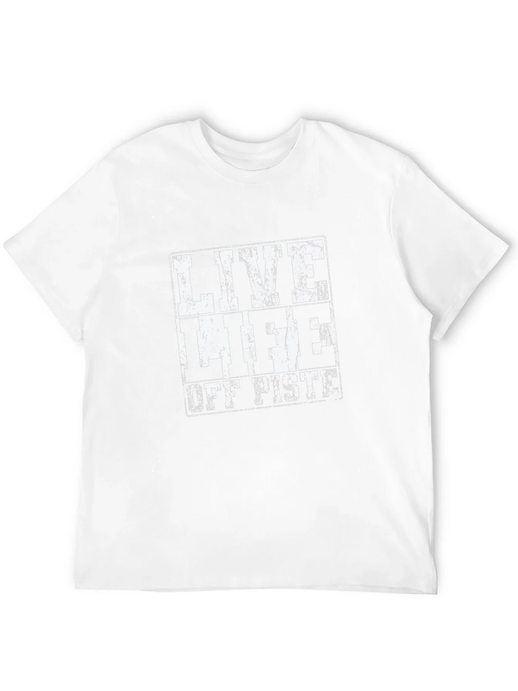Live Life Off Piste Black T-Shirt
