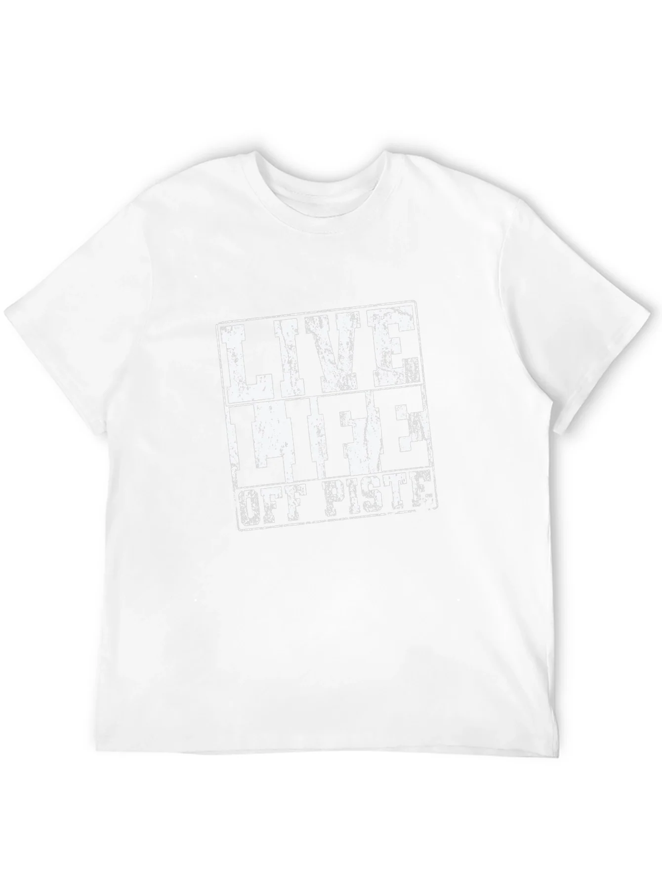 Live Life Off Piste Black T-Shirt