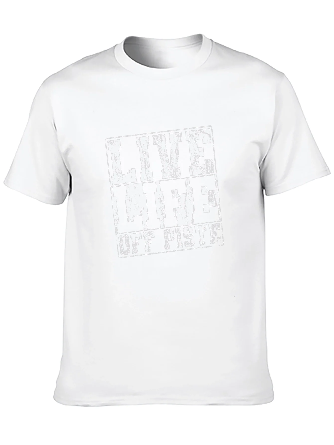 Live Life Off Piste Black T-Shirt
