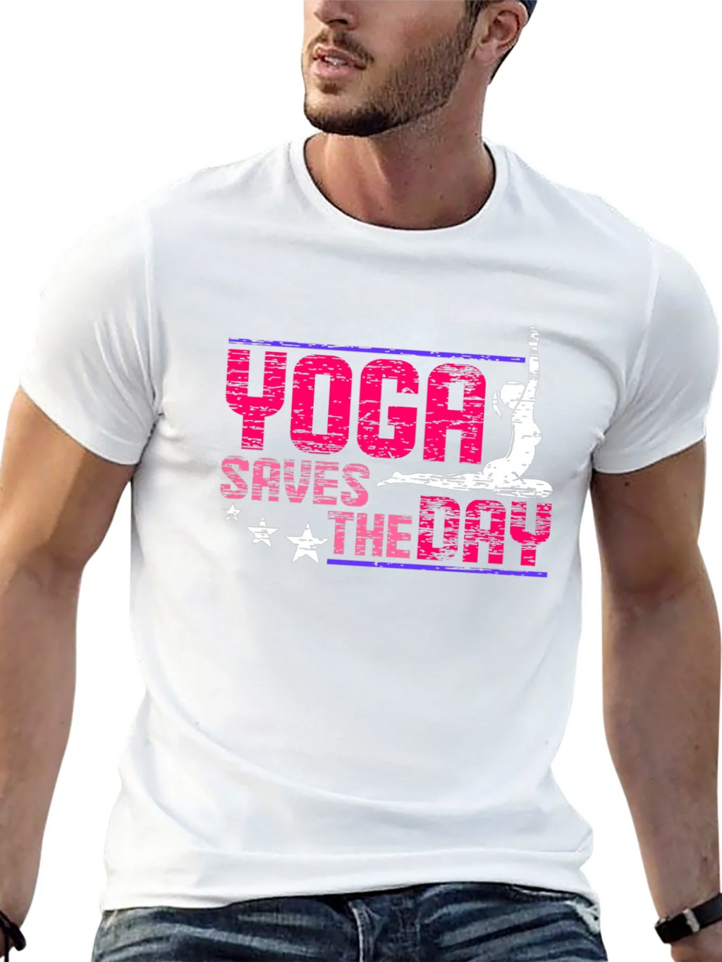Yoga Saves The Day Graphic Tee