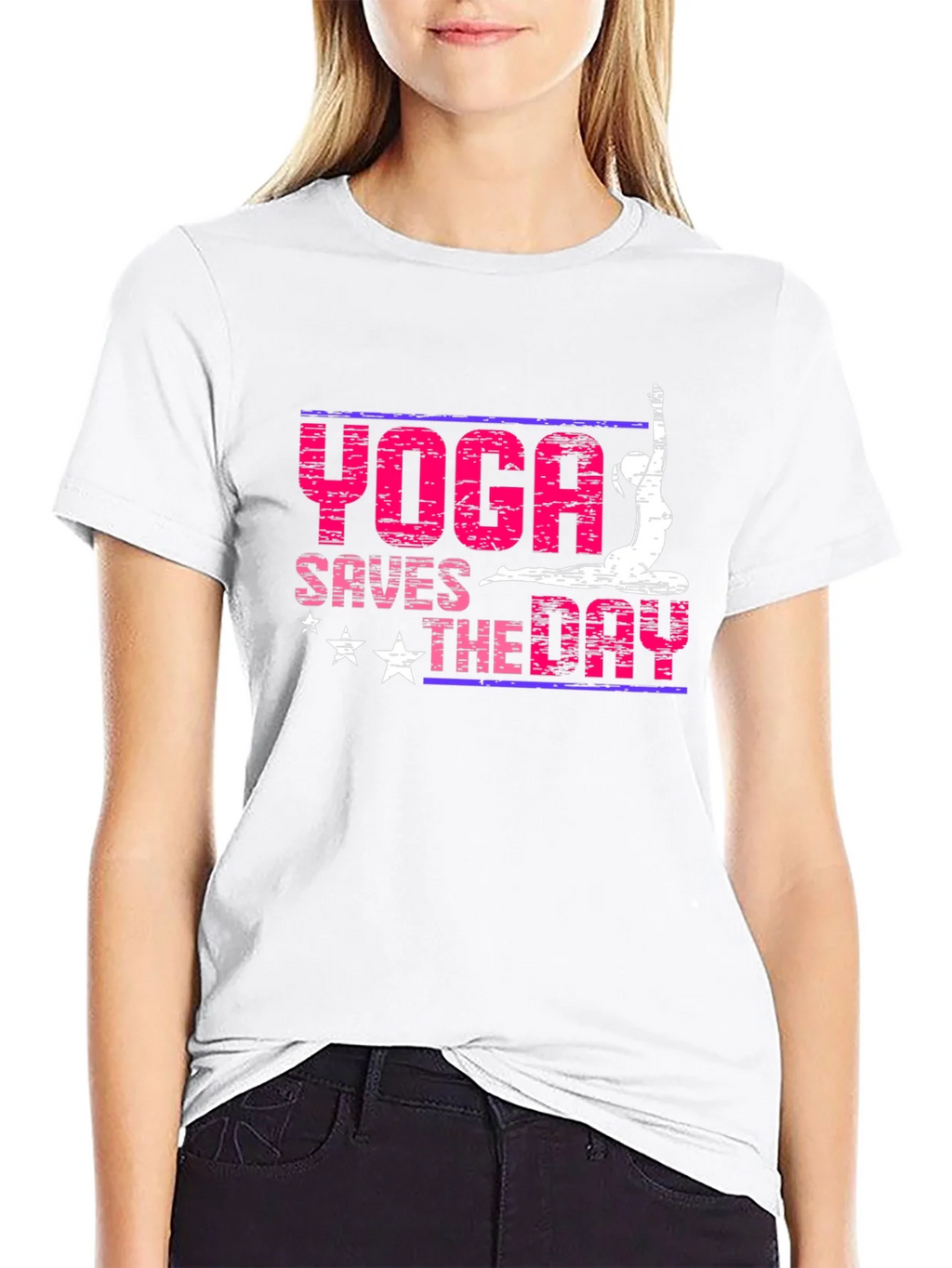 Yoga Saves The Day Graphic Tee