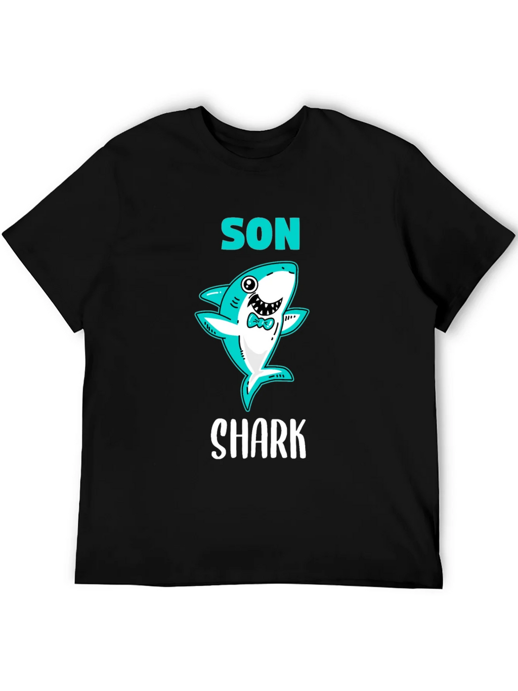 Son Shark T-Shirt - Cute Cartoon Graphic Tee