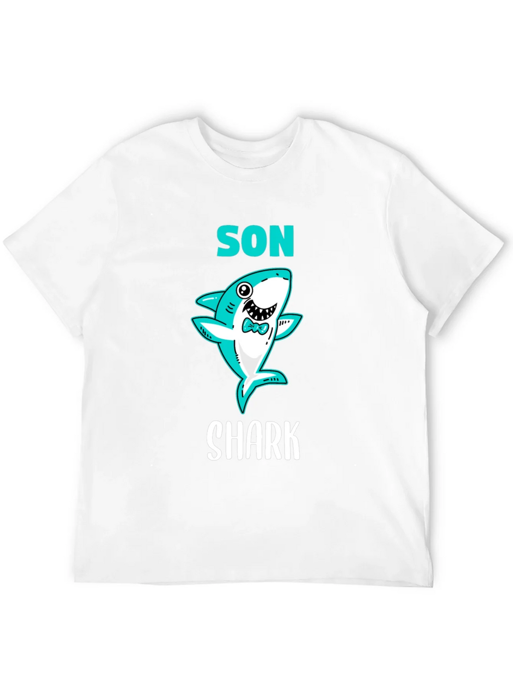 Son Shark T-Shirt - Cute Cartoon Graphic Tee