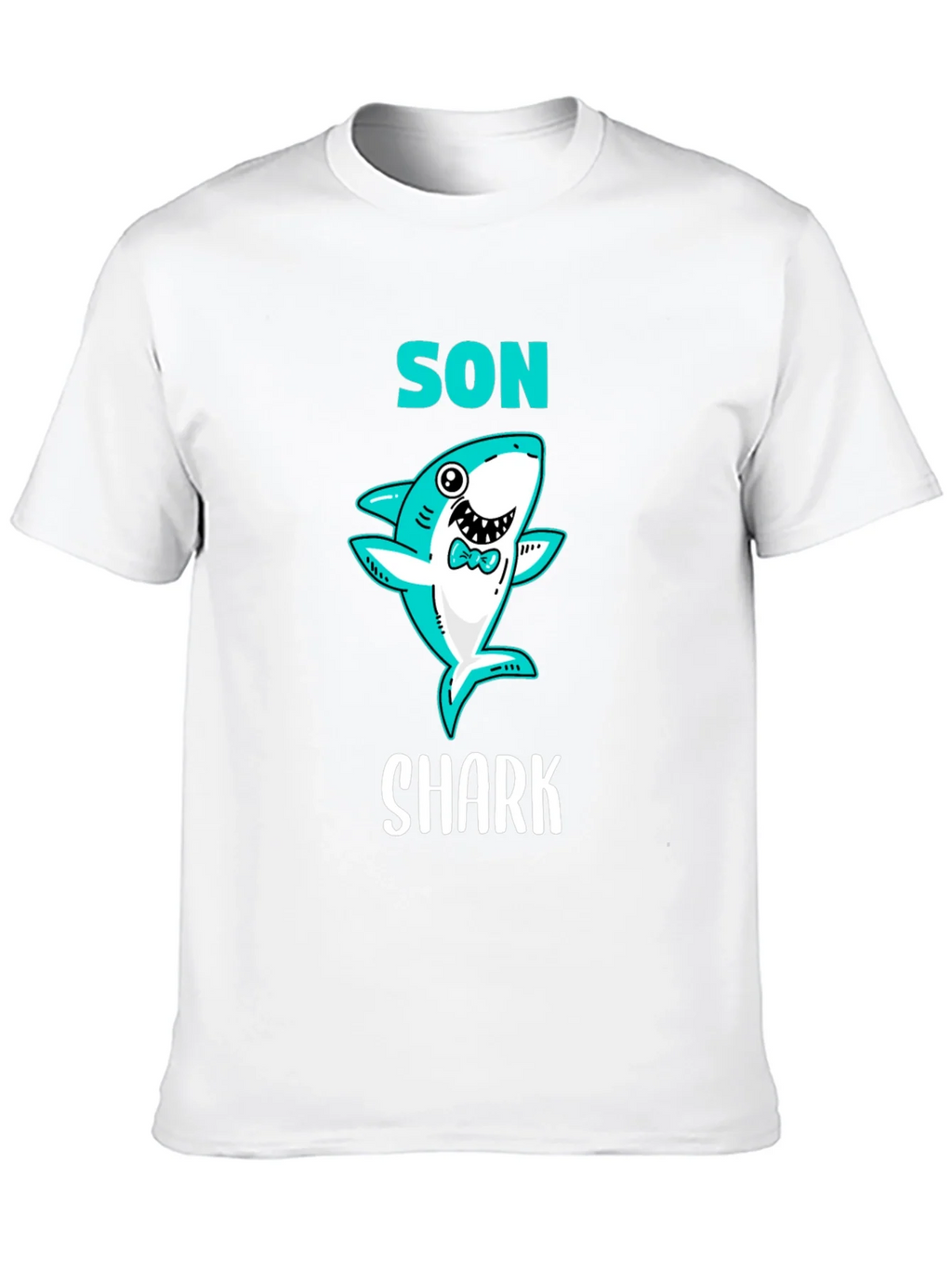 Son Shark T-Shirt - Cute Cartoon Graphic Tee
