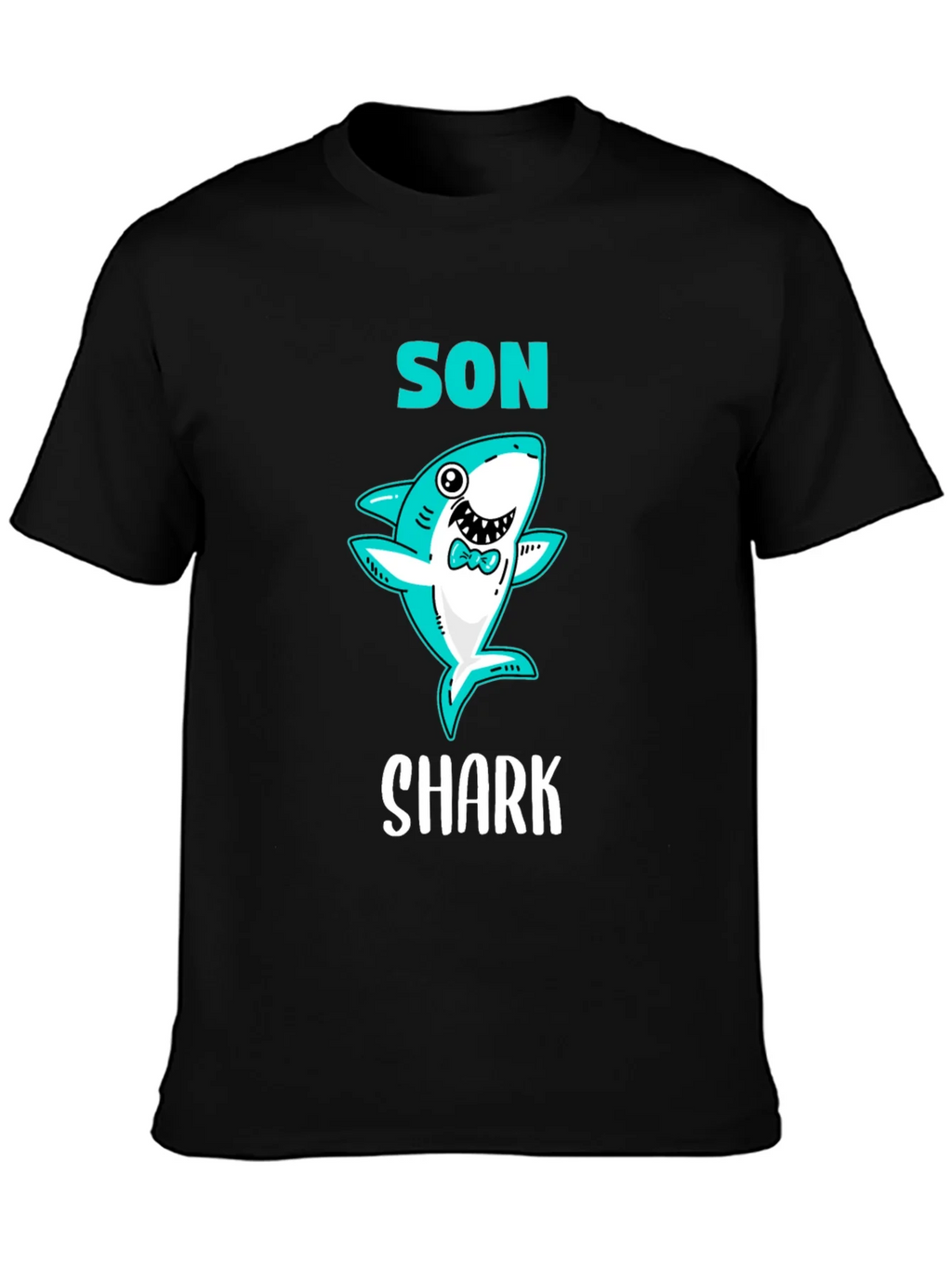 Son Shark T-Shirt - Cute Cartoon Graphic Tee
