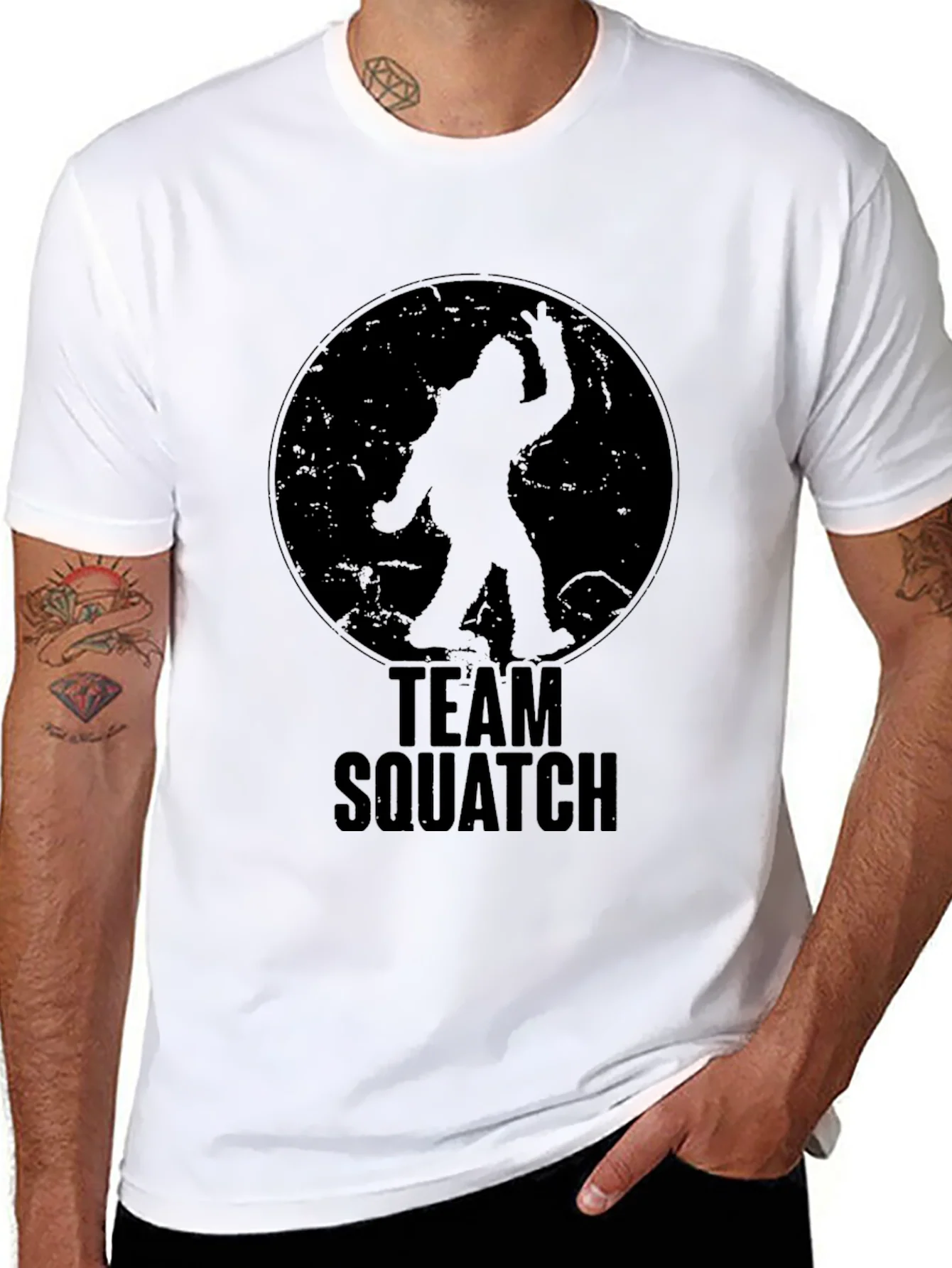 Team Squatch T-Shirt - Bigfoot Silhouette Tee