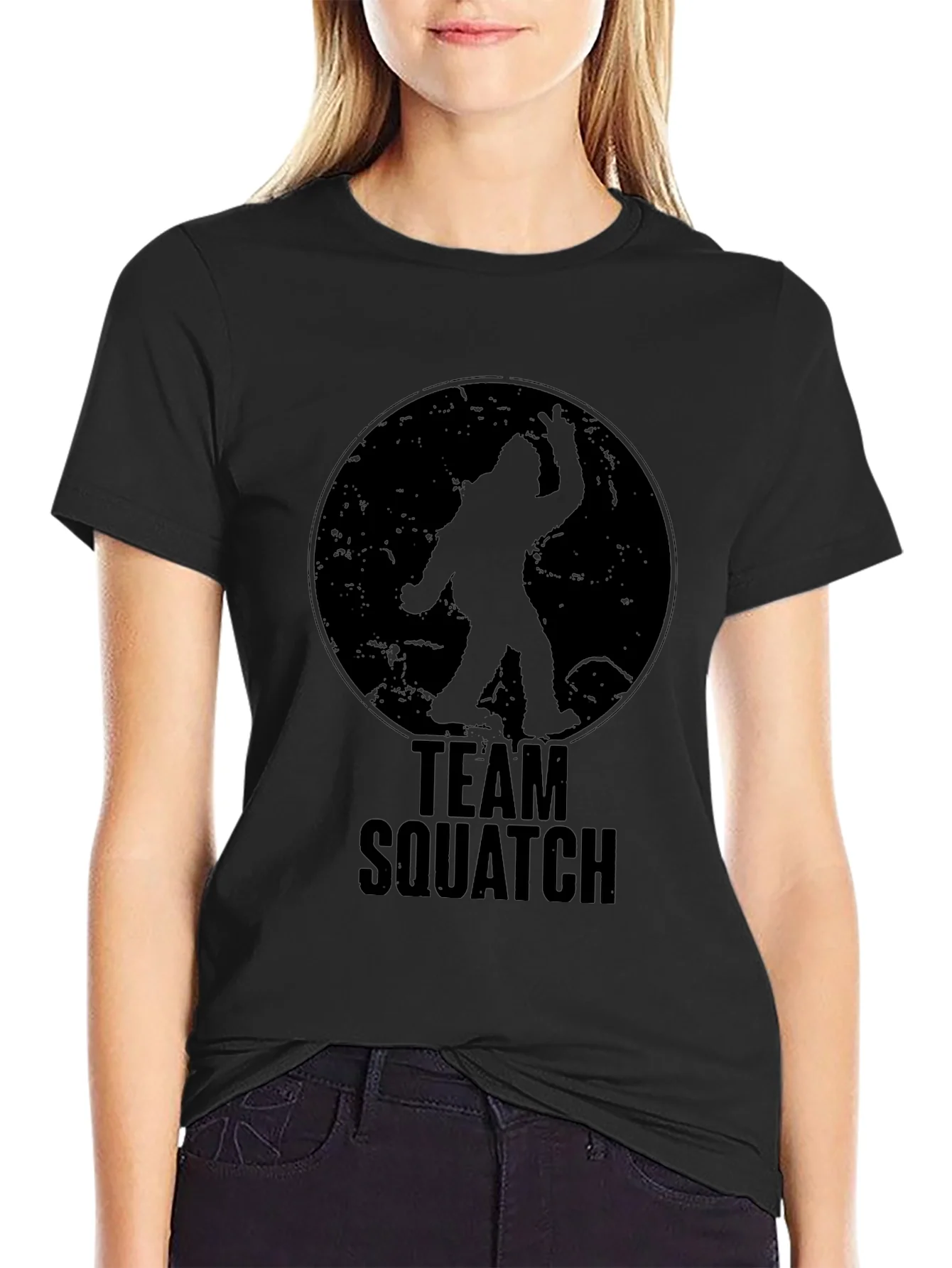 Team Squatch T-Shirt - Bigfoot Silhouette Tee