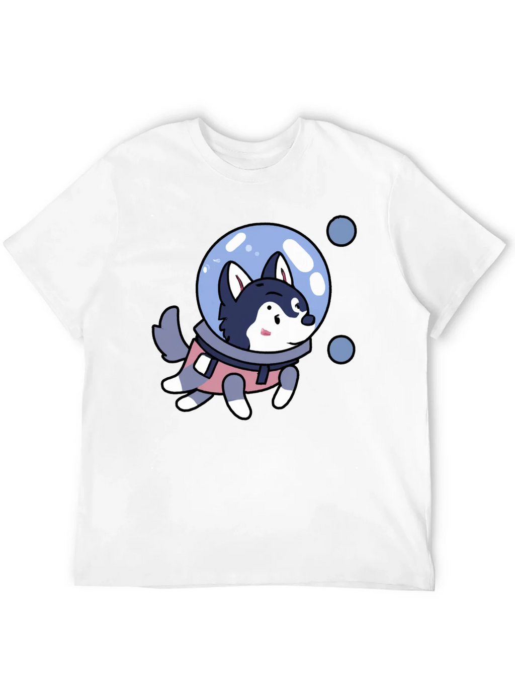 Husky Astronaut T-Shirt - Space Dog Tee