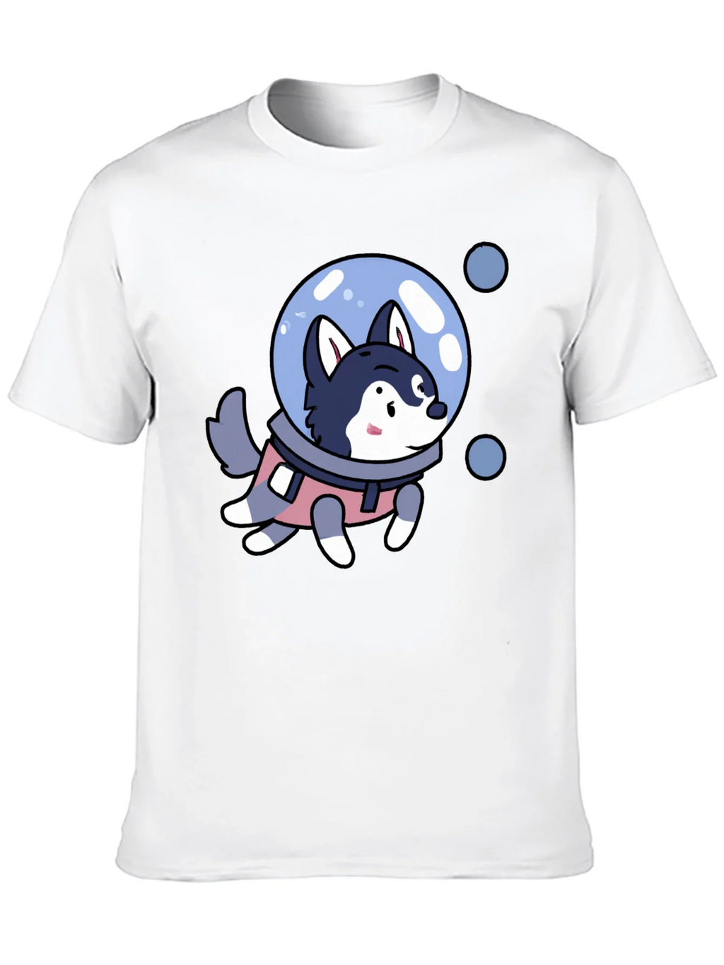 Husky Astronaut T-Shirt - Space Dog Tee