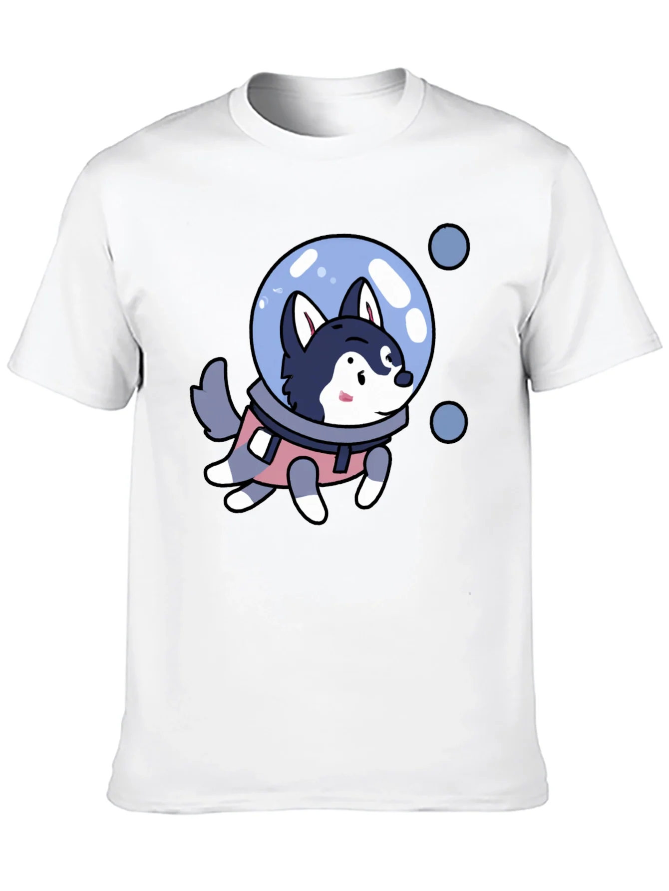 Husky Astronaut T-Shirt - Space Dog Tee