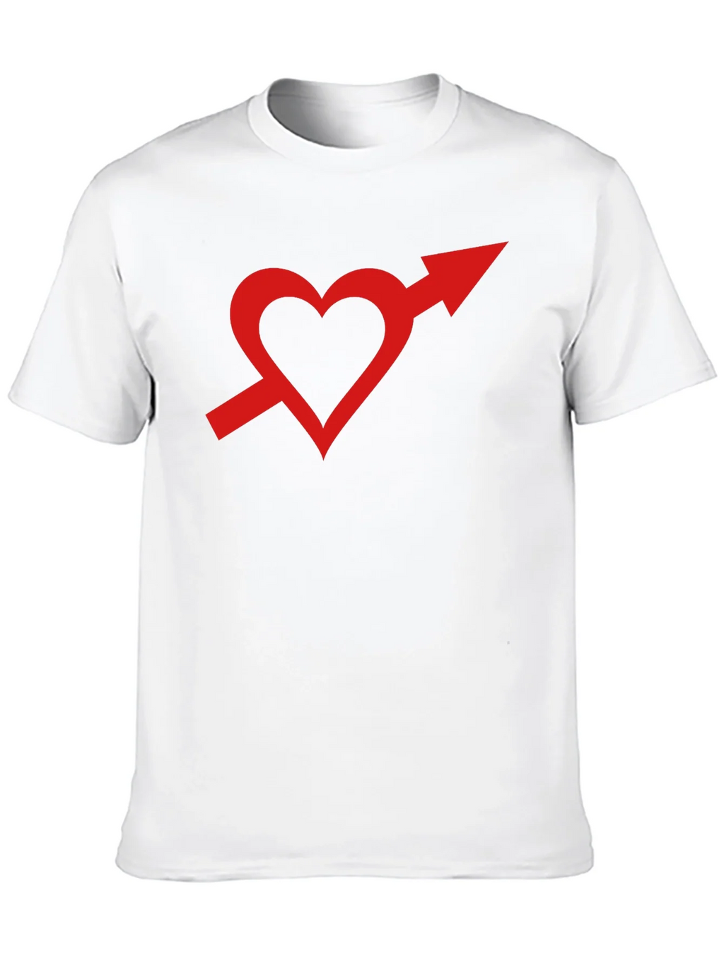 Heart Arrow Graphic Tee - Stylish Unisex T-Shirt