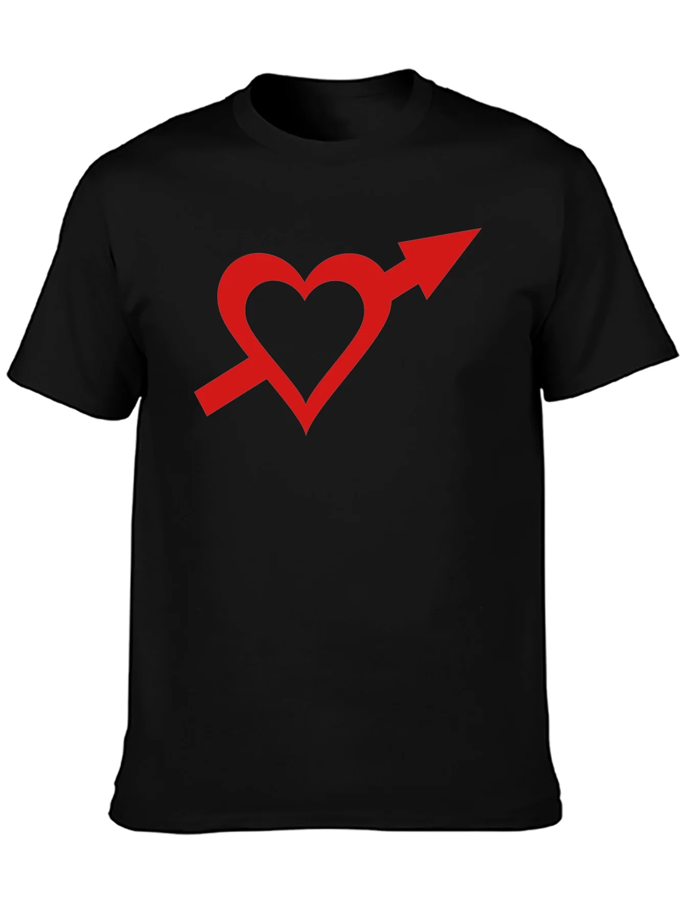 Heart Arrow Graphic Tee - Stylish Unisex T-Shirt