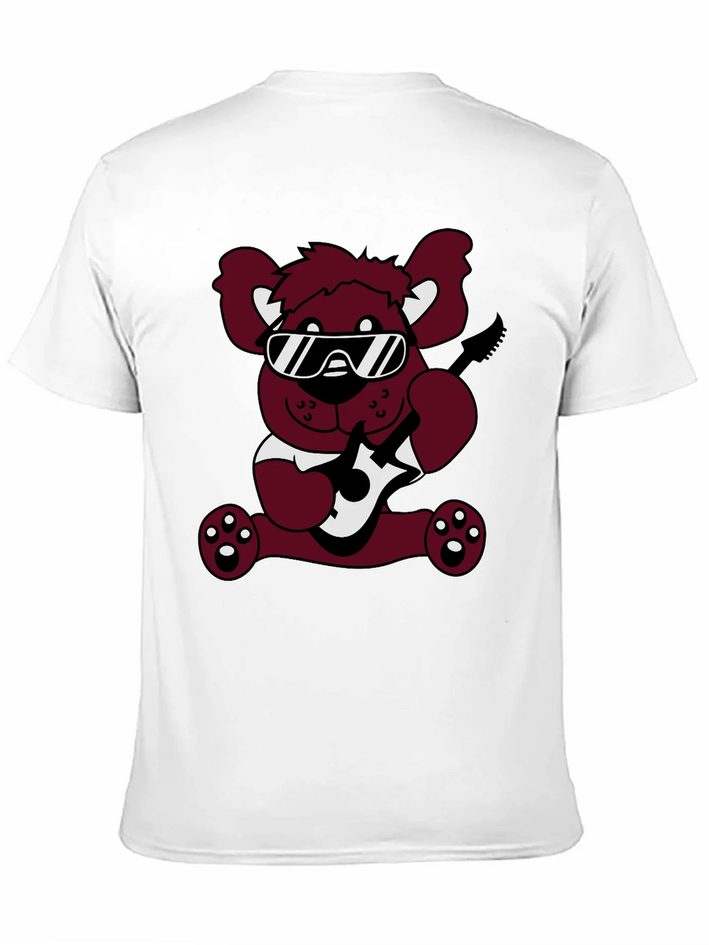 Cool Bear Graphic Tee - Black Cotton T-Shirt