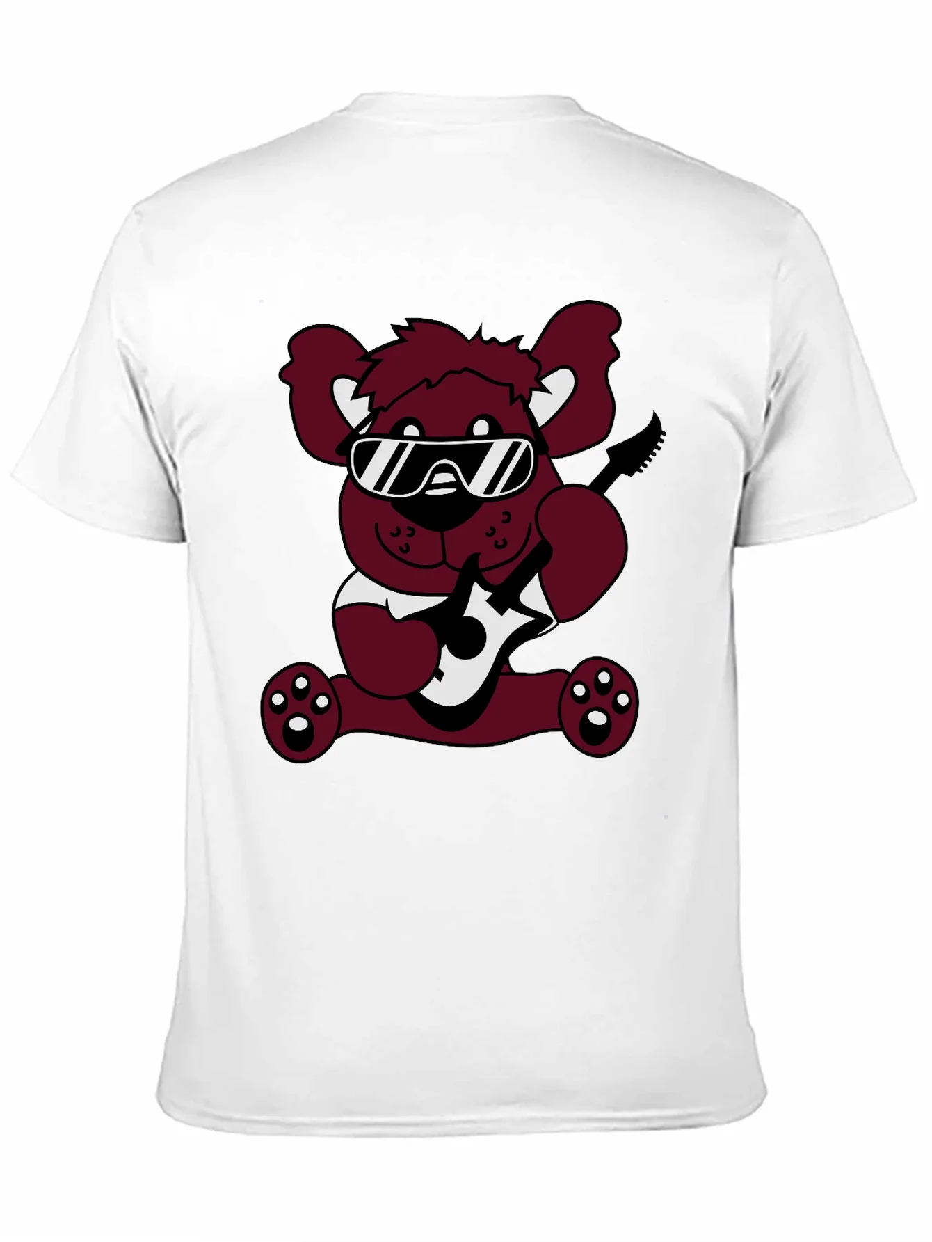 Cool Bear Graphic Tee - Black Cotton T-Shirt