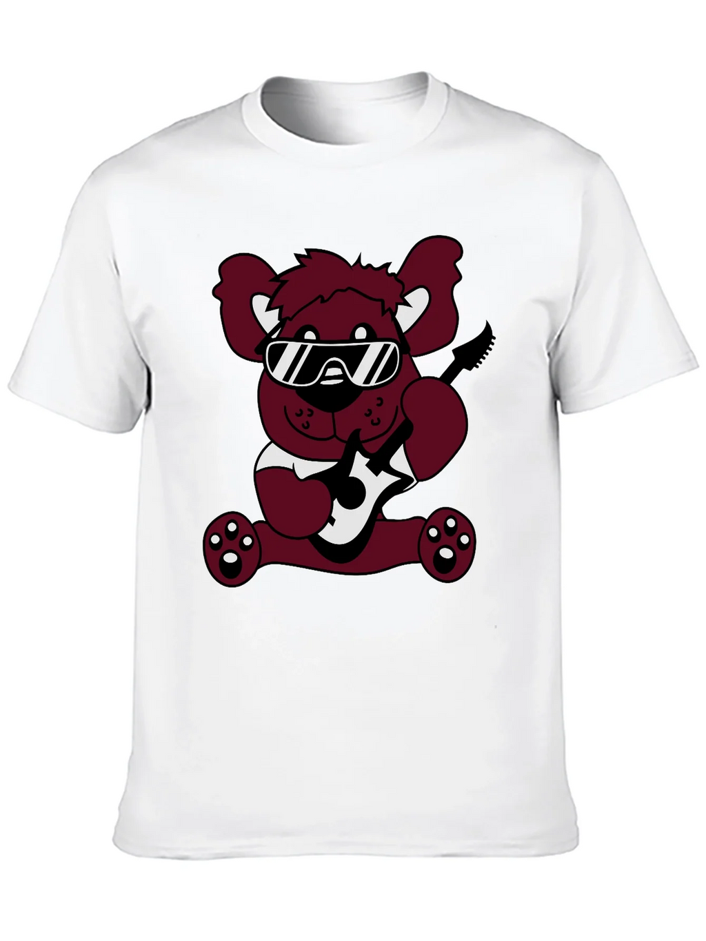 Cool Bear Graphic Tee - Black Cotton T-Shirt