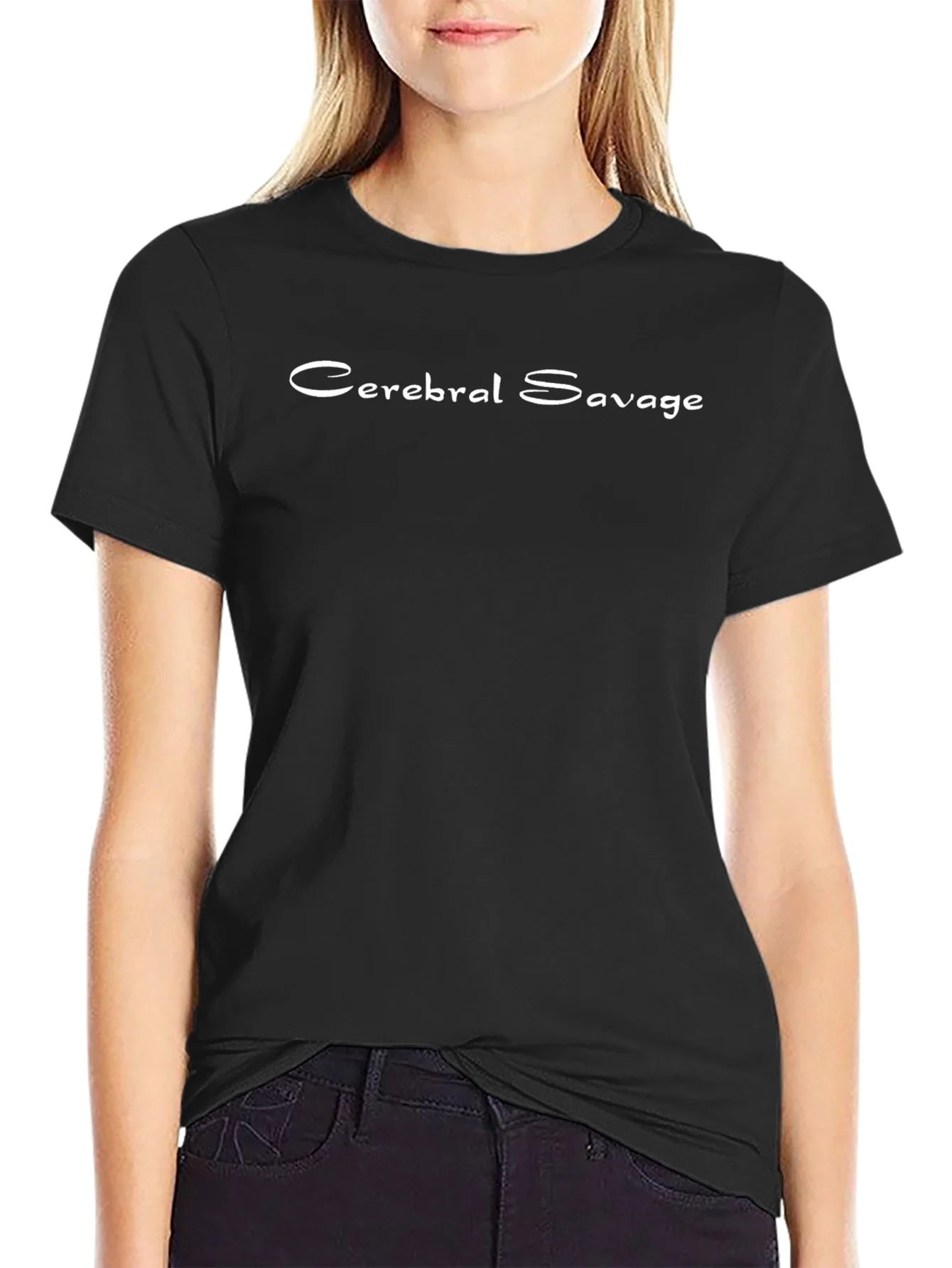 Cerebral Savage Black T-Shirt