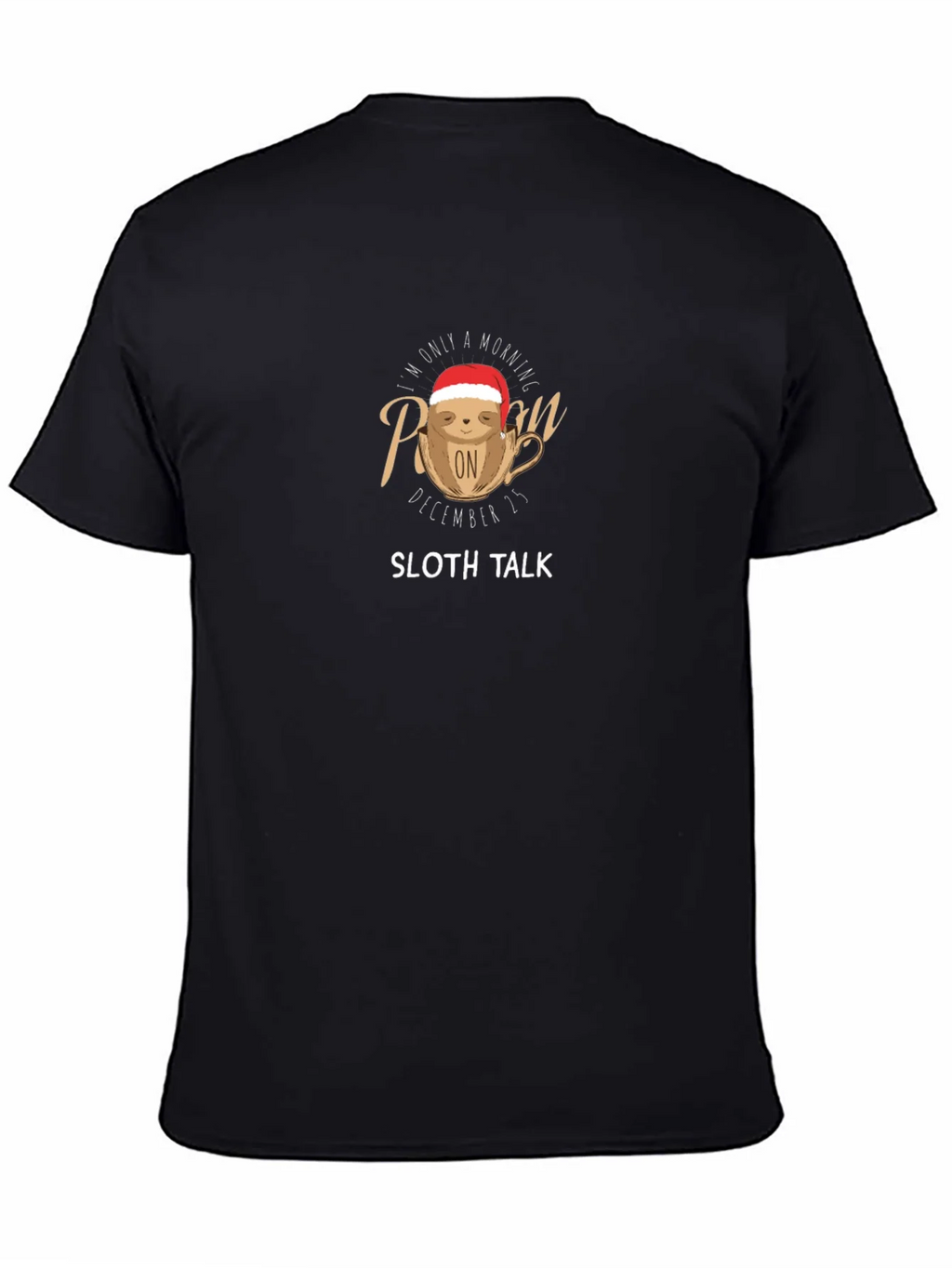 Morning Person Sloth Christmas T-Shirt