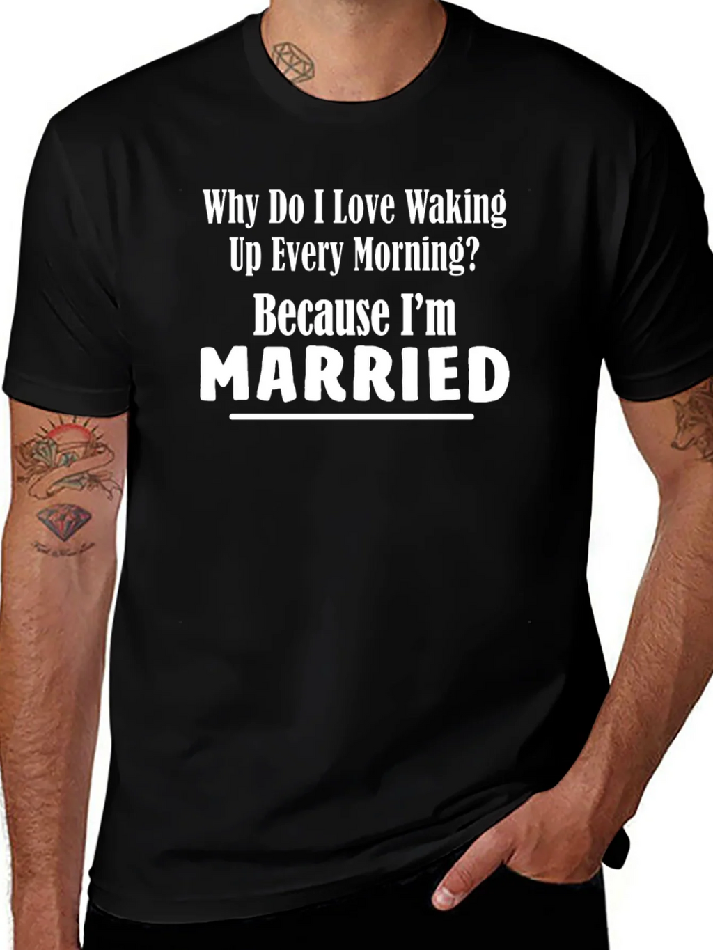 Married Life T-Shirt: Funny Husband Tee