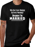 Married Life T-Shirt: Funny Husband Tee