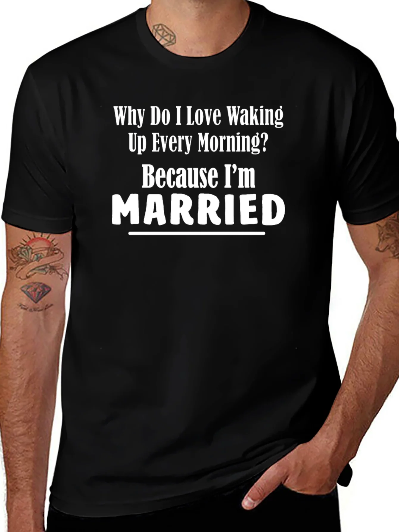 Married Life T-Shirt: Funny Husband Tee