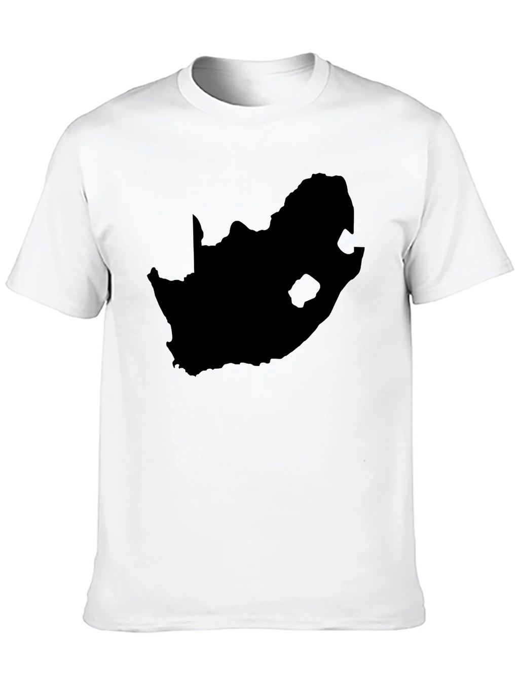 South Africa Map T-Shirt - Black