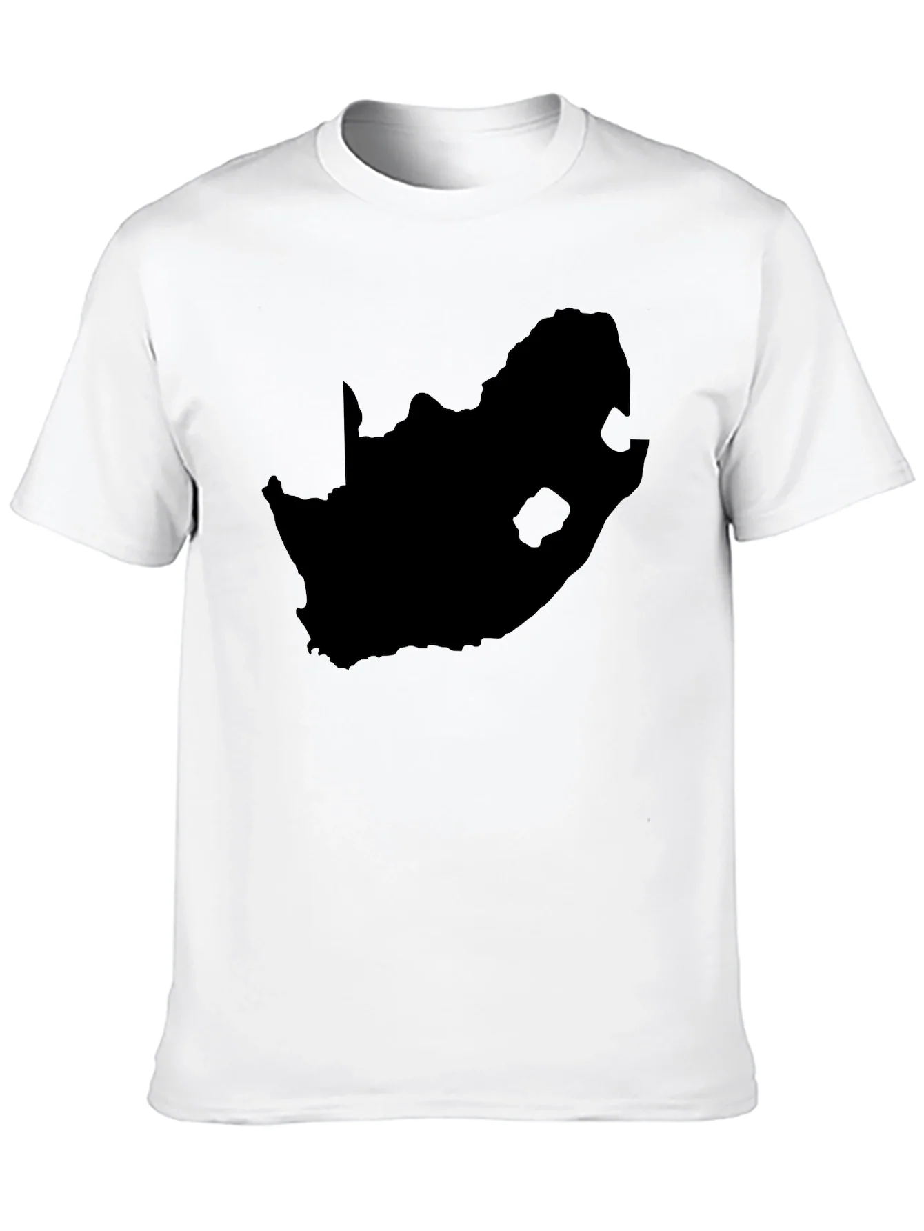 South Africa Map T-Shirt - Black
