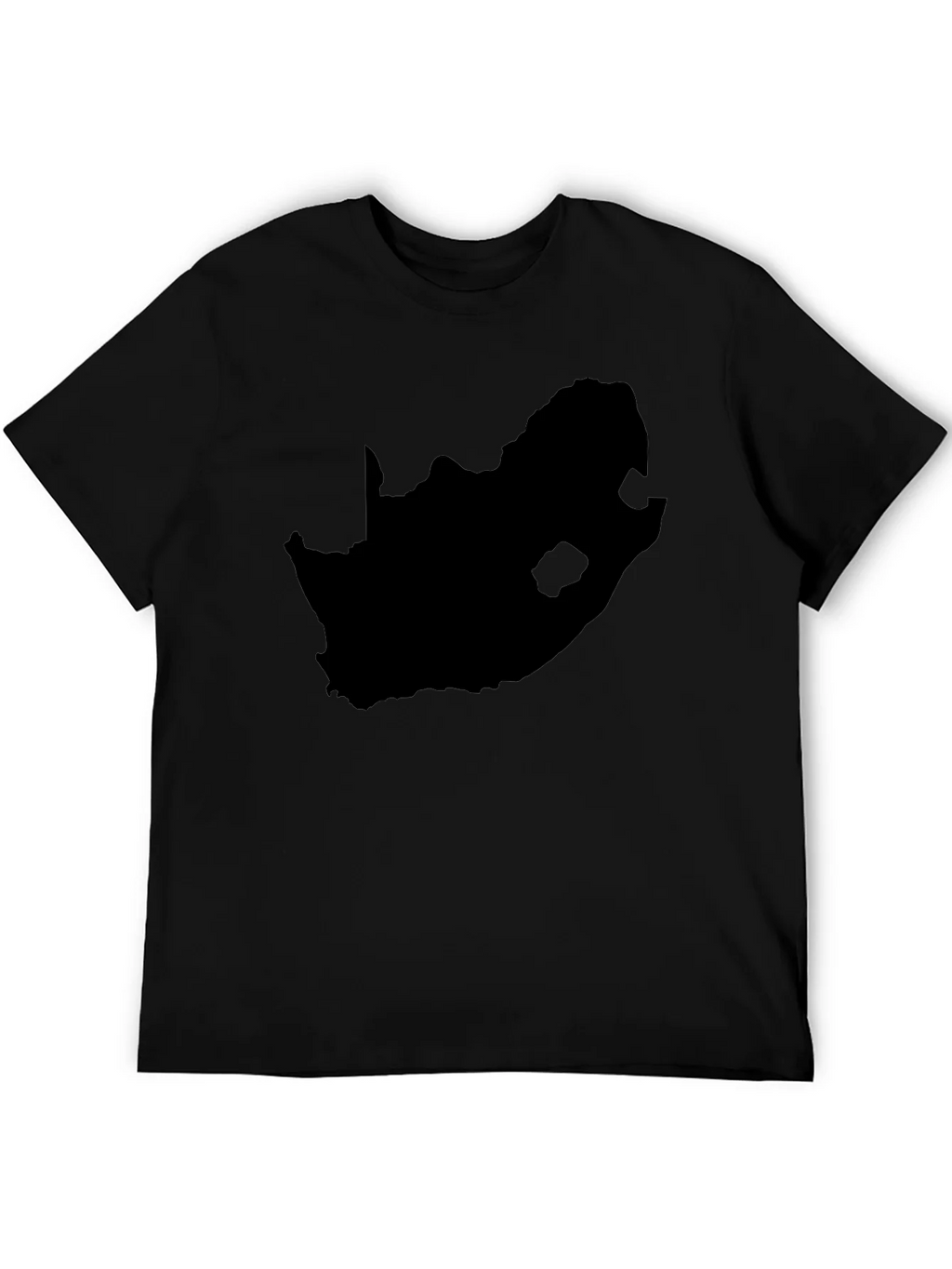South Africa Map T-Shirt - Black