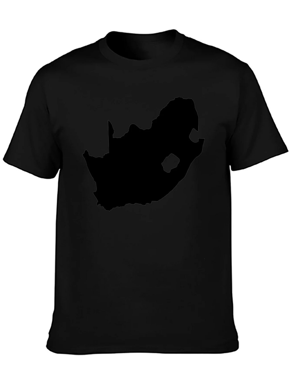 South Africa Map T-Shirt - Black