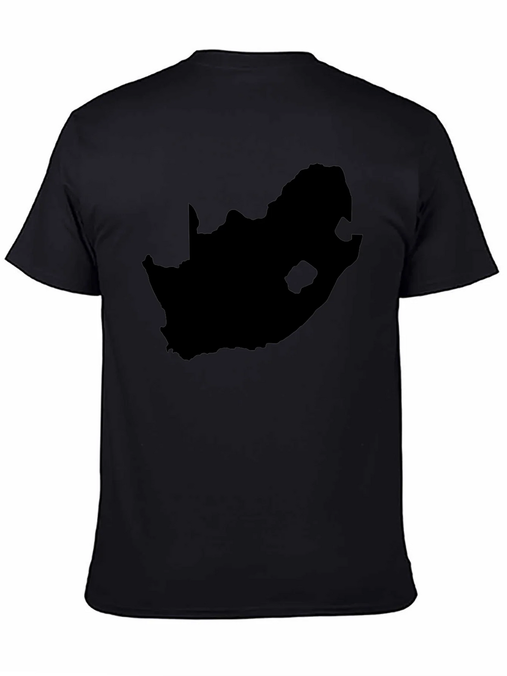 South Africa Map T-Shirt - Black
