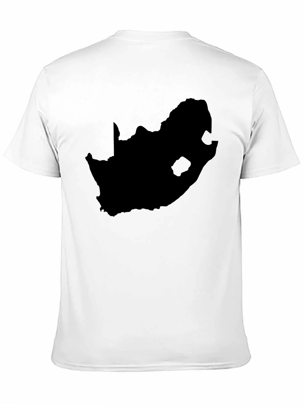 South Africa Map T-Shirt - Black
