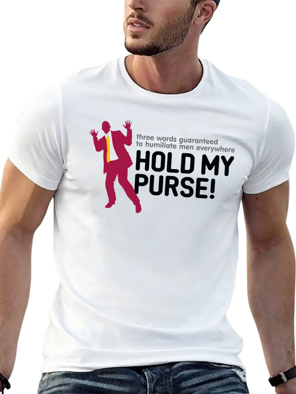 Hold My Purse Mens Graphic T-Shirt