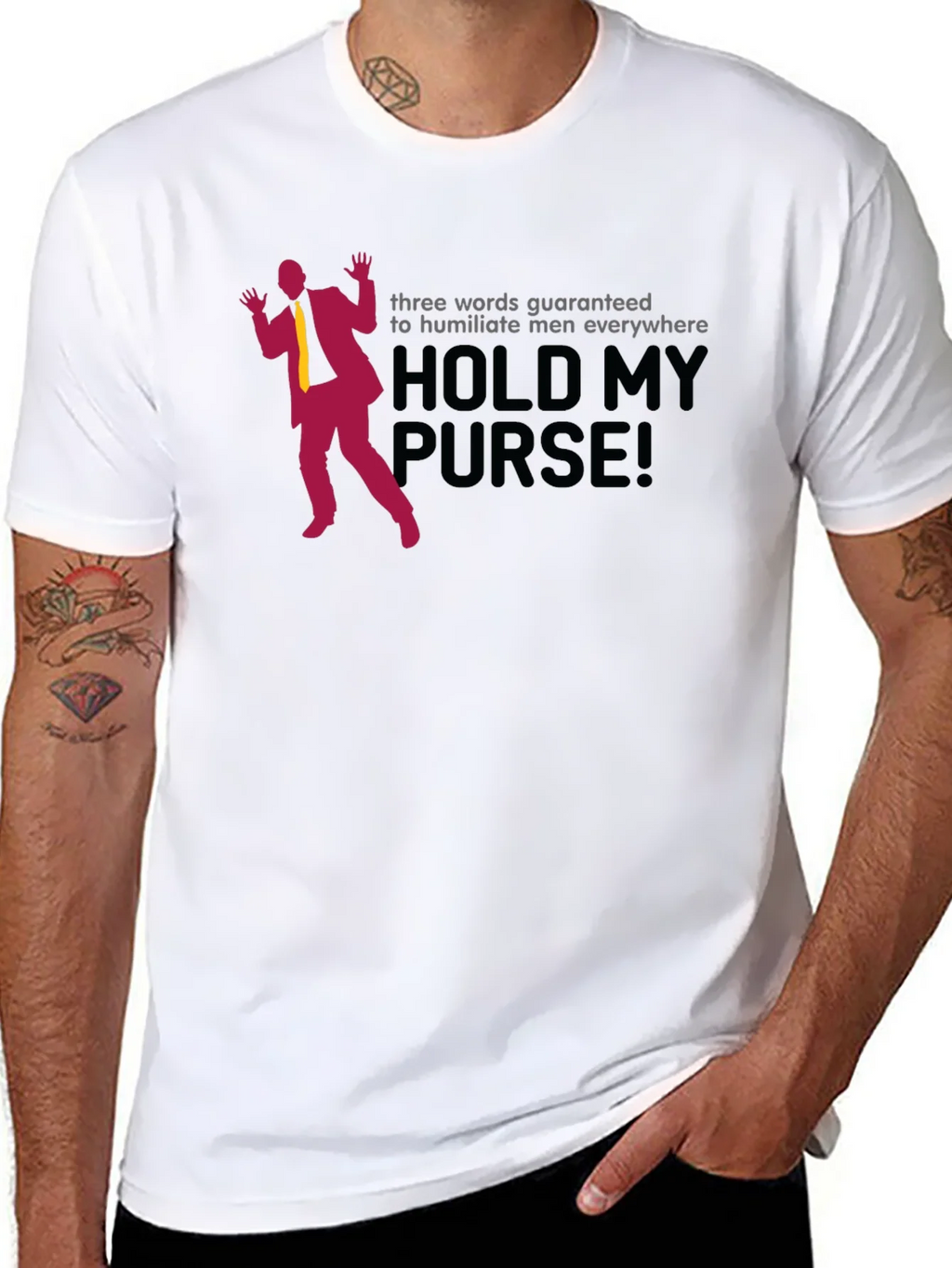 Hold My Purse Mens Graphic T-Shirt
