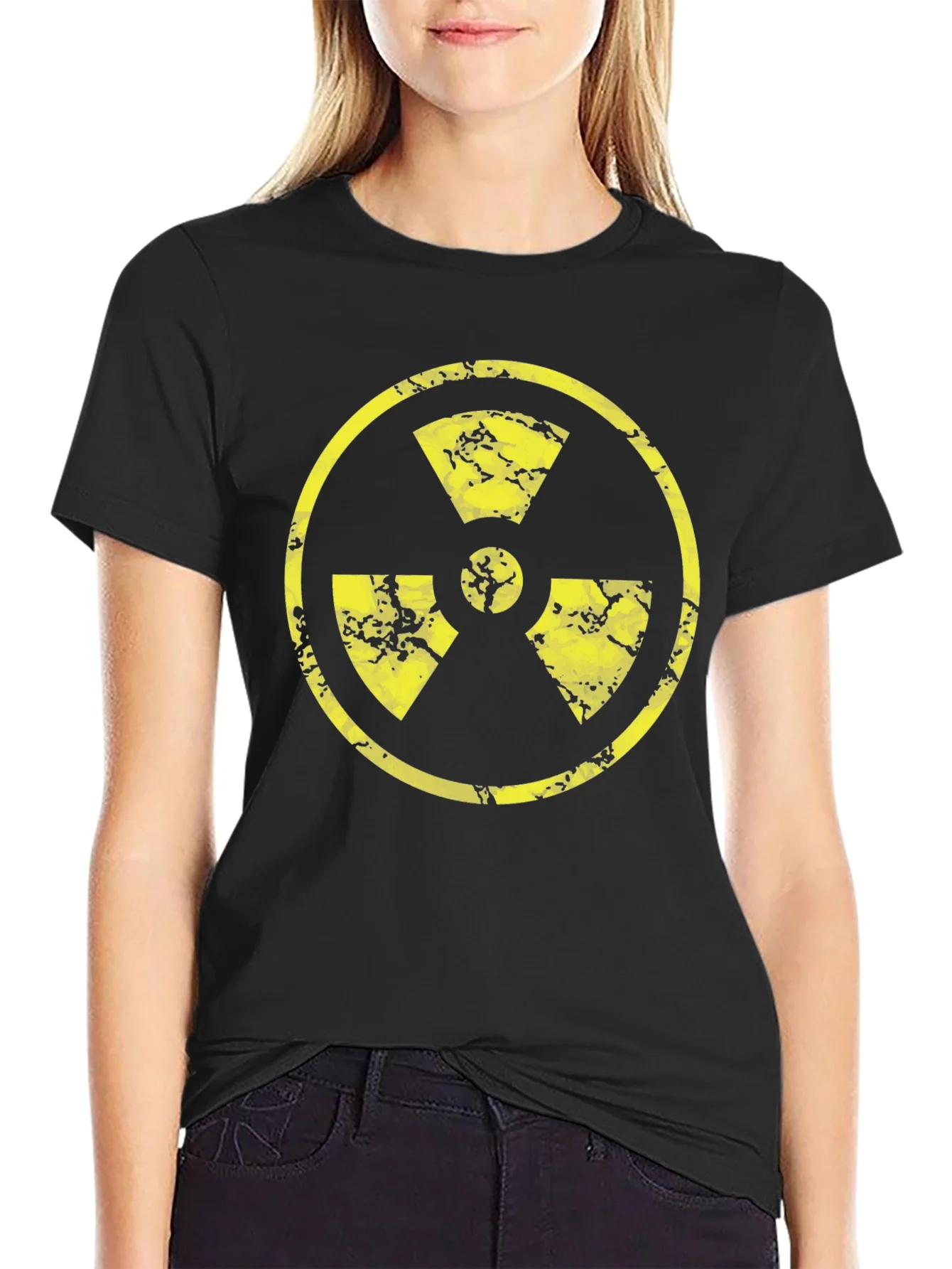 Radioactive Symbol Graphic T-Shirt