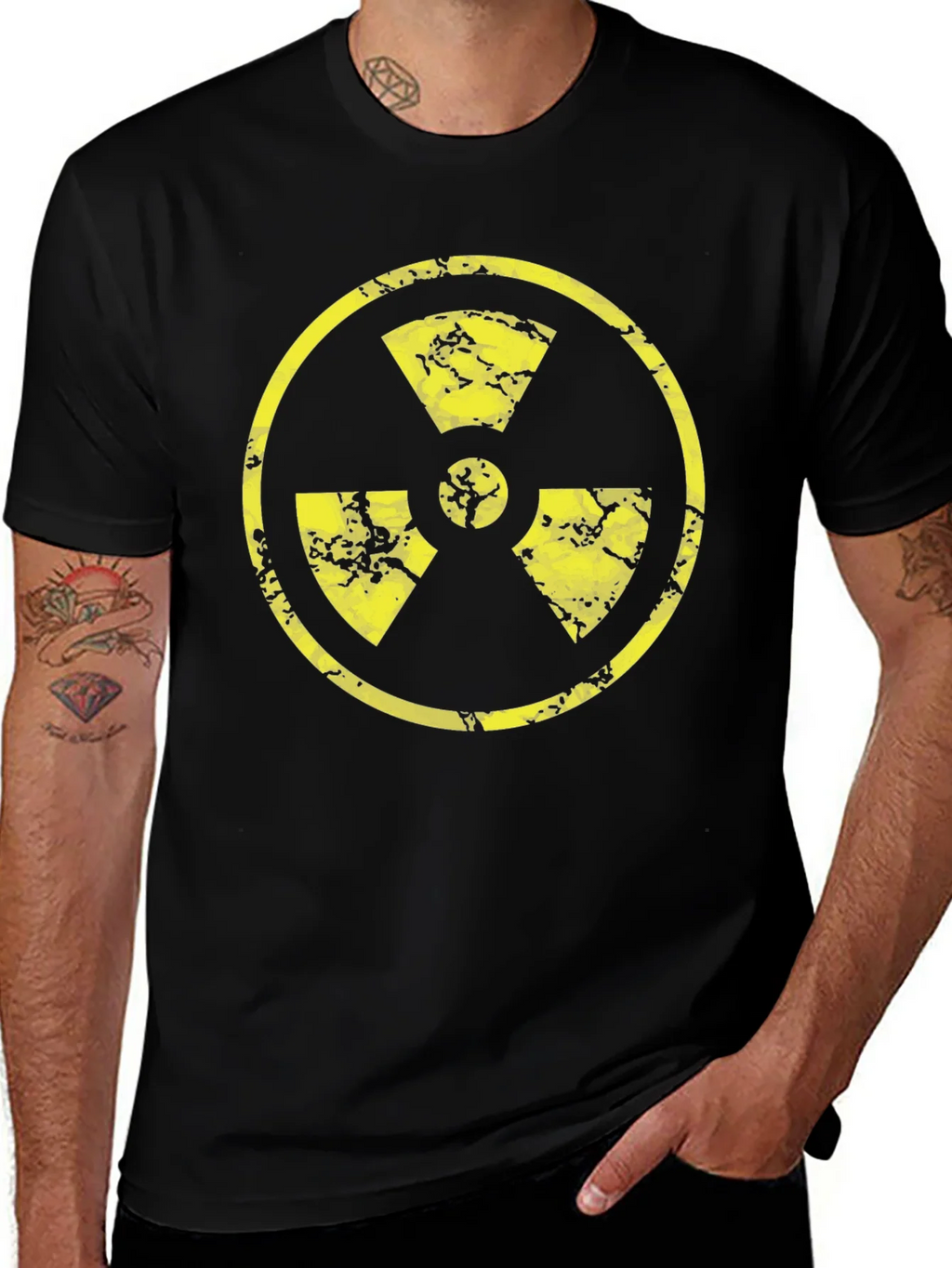 Radioactive Symbol Graphic T-Shirt