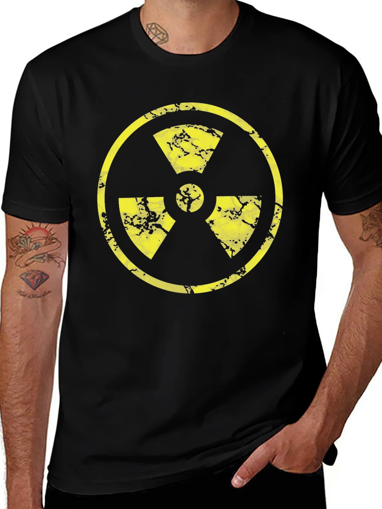 Radioactive Symbol Graphic T-Shirt