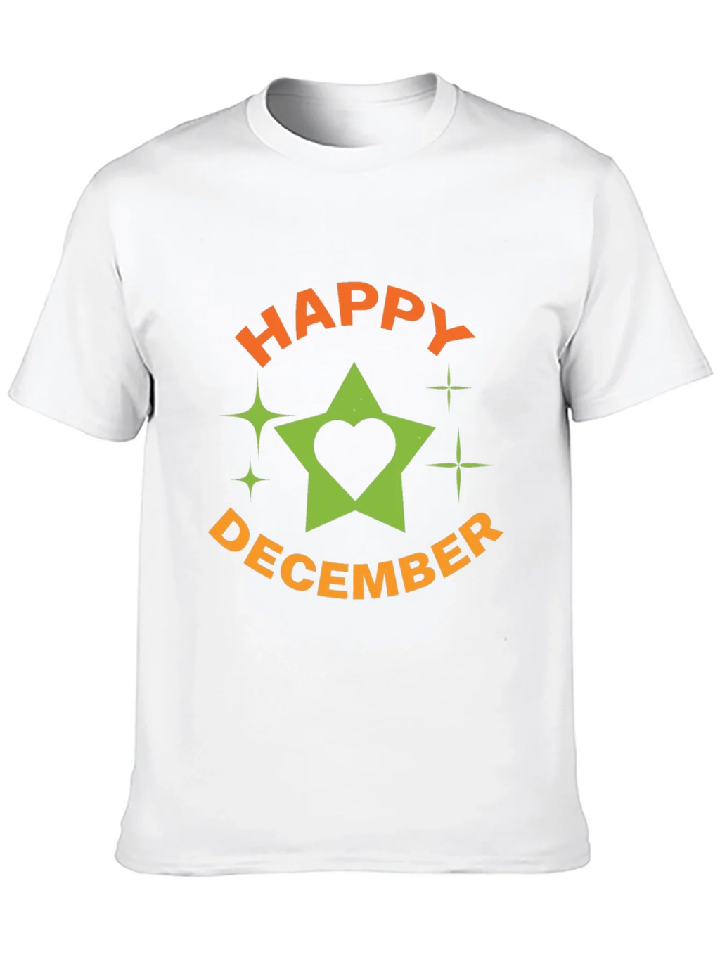 Festive Happy December Graphic T-Shirt