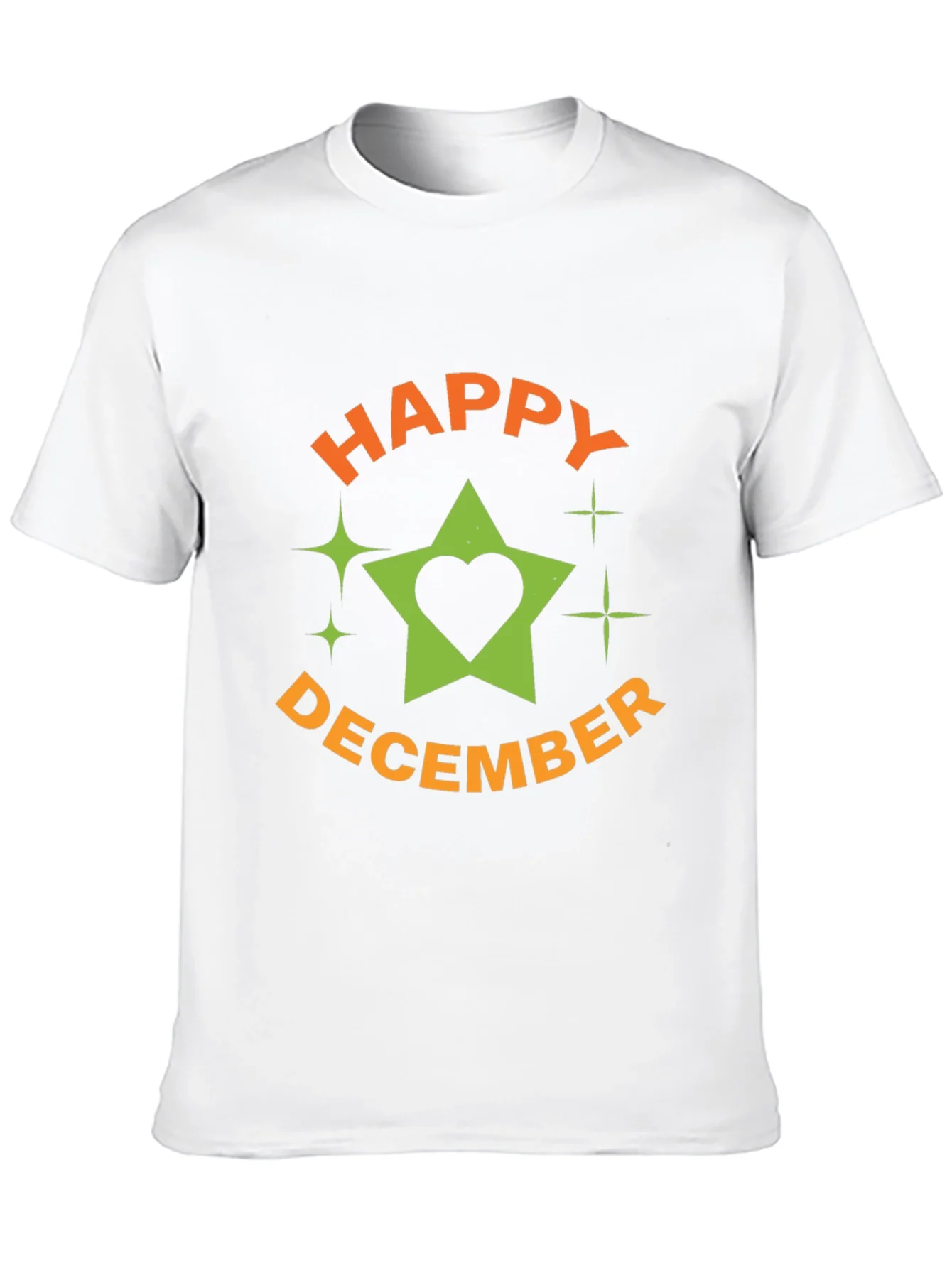 Festive Happy December Graphic T-Shirt