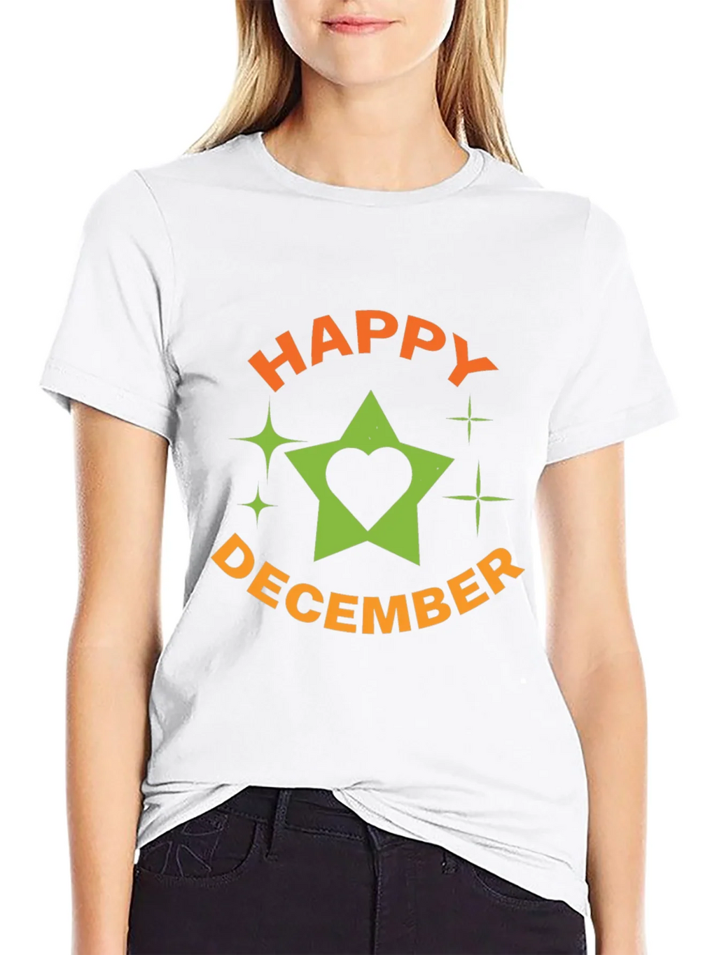 Festive Happy December Graphic T-Shirt