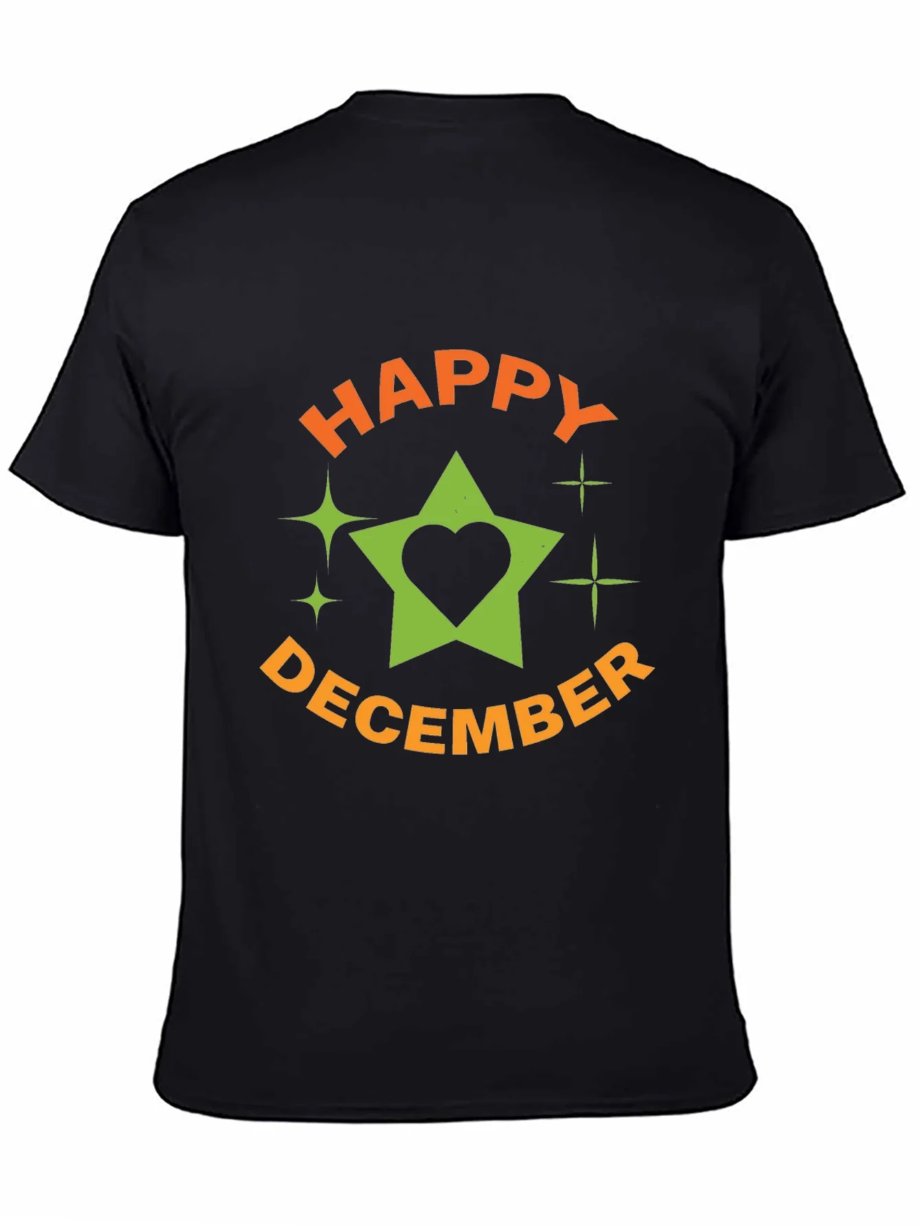 Festive Happy December Graphic T-Shirt