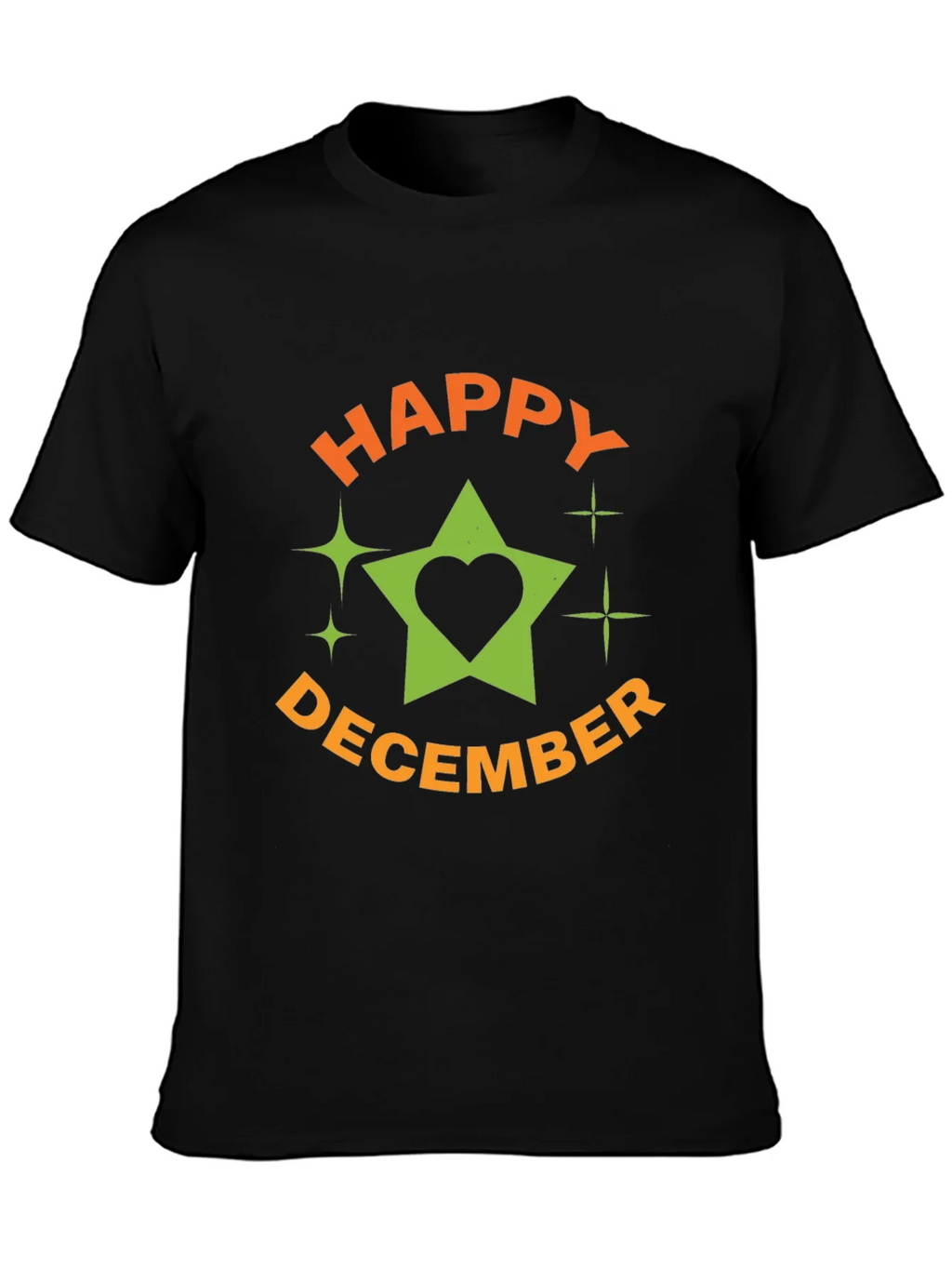 Festive Happy December Graphic T-Shirt