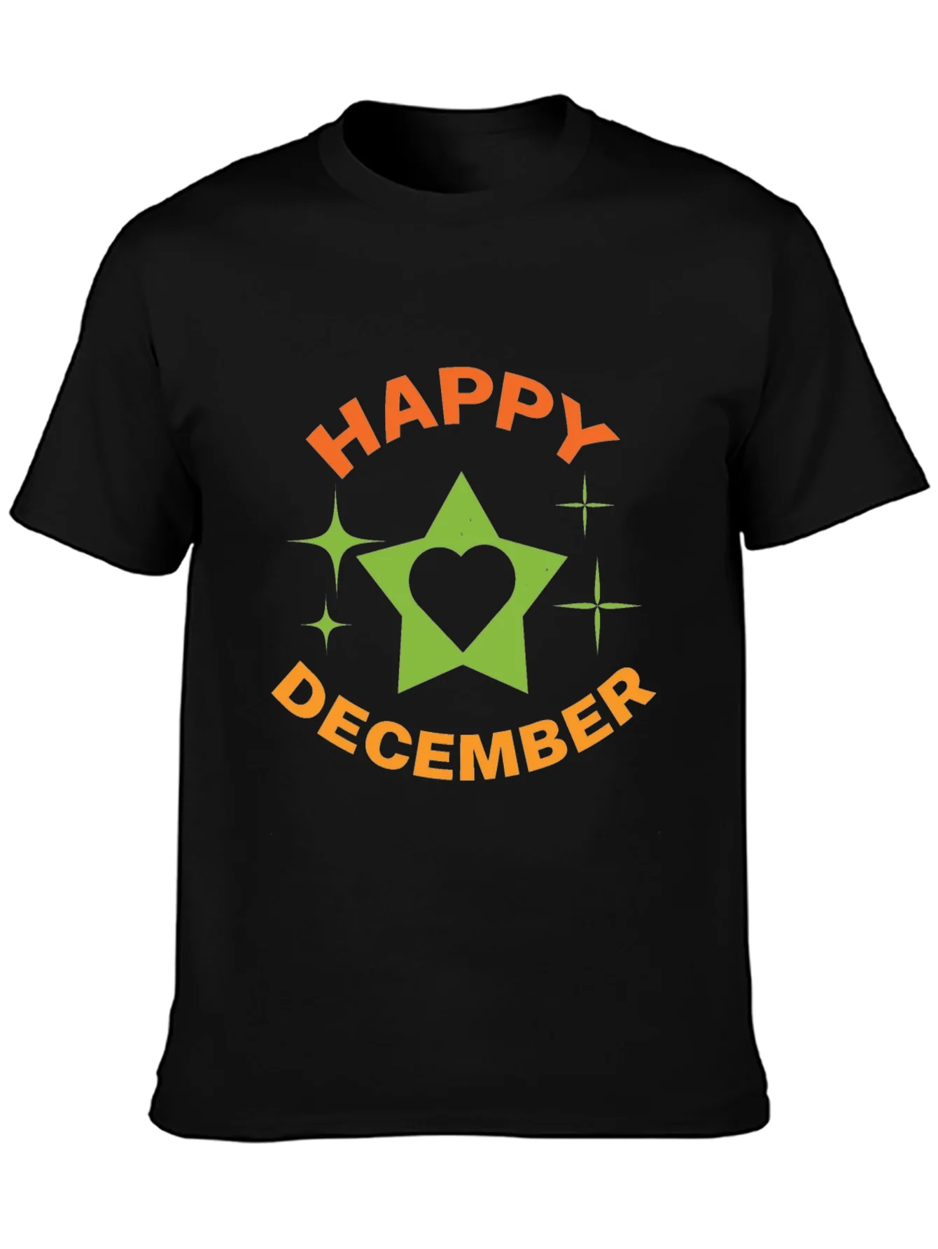 Festive Happy December Graphic T-Shirt