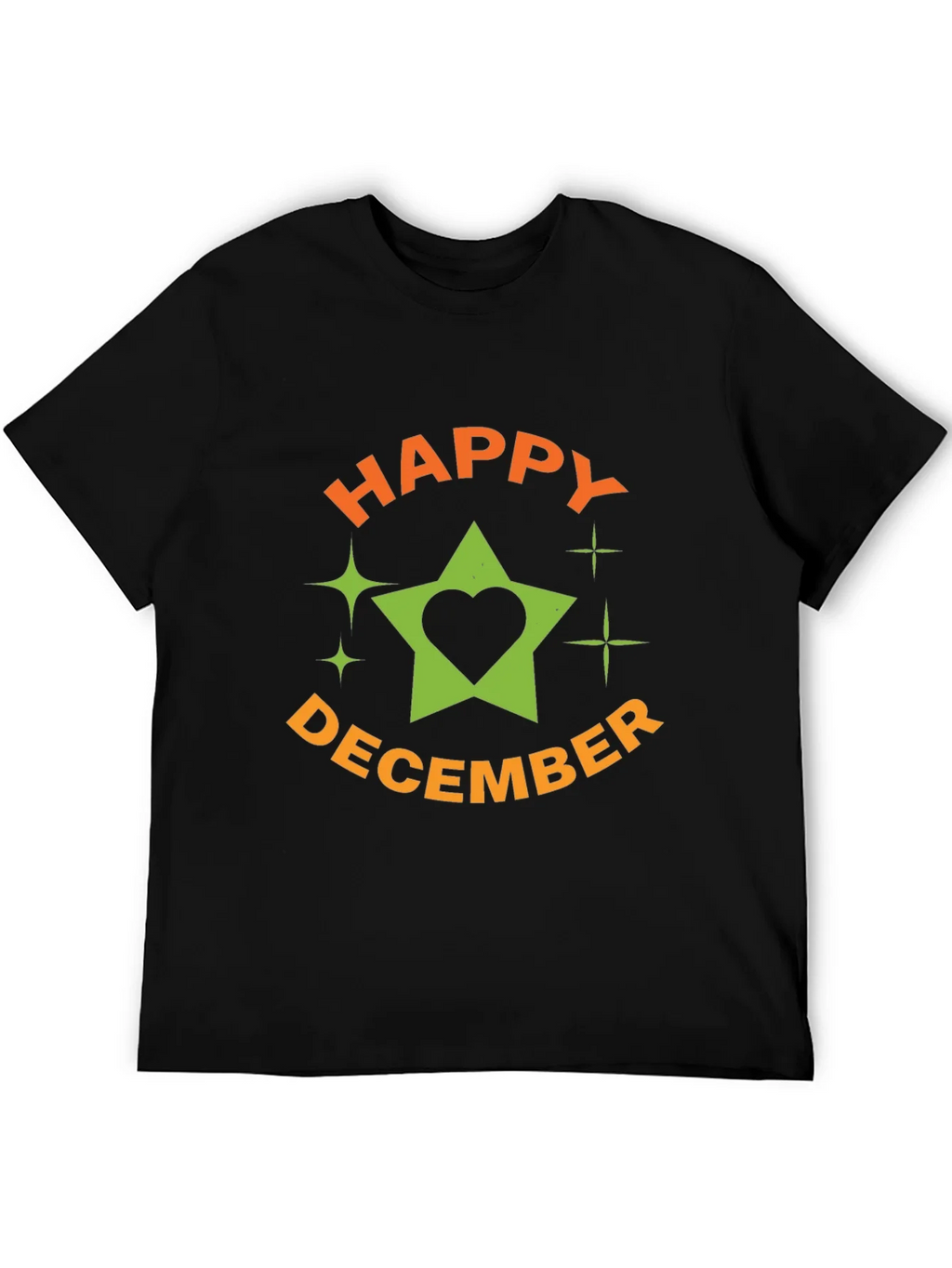Festive Happy December Graphic T-Shirt